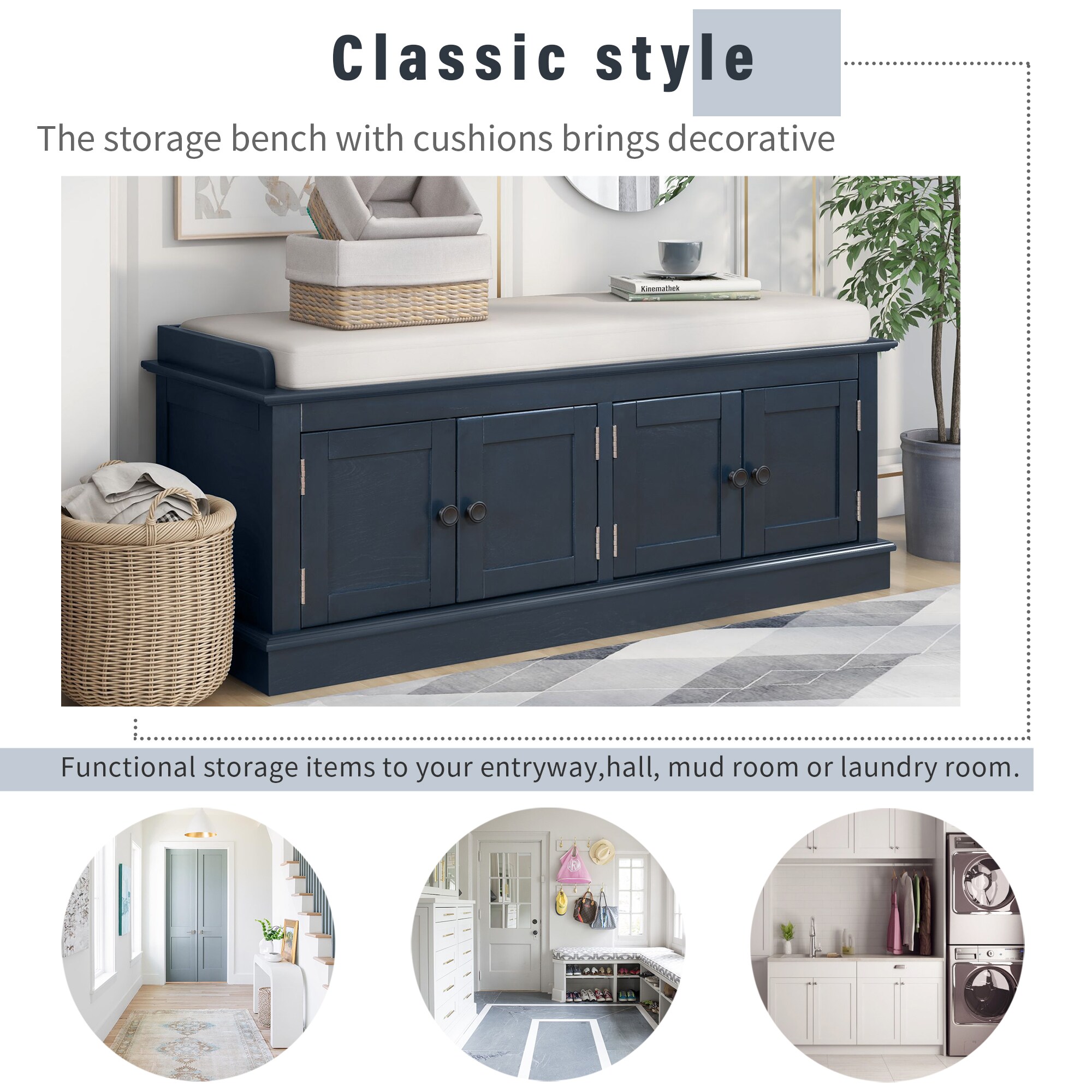 ModernLuxe WF284227AAM bench - View #5