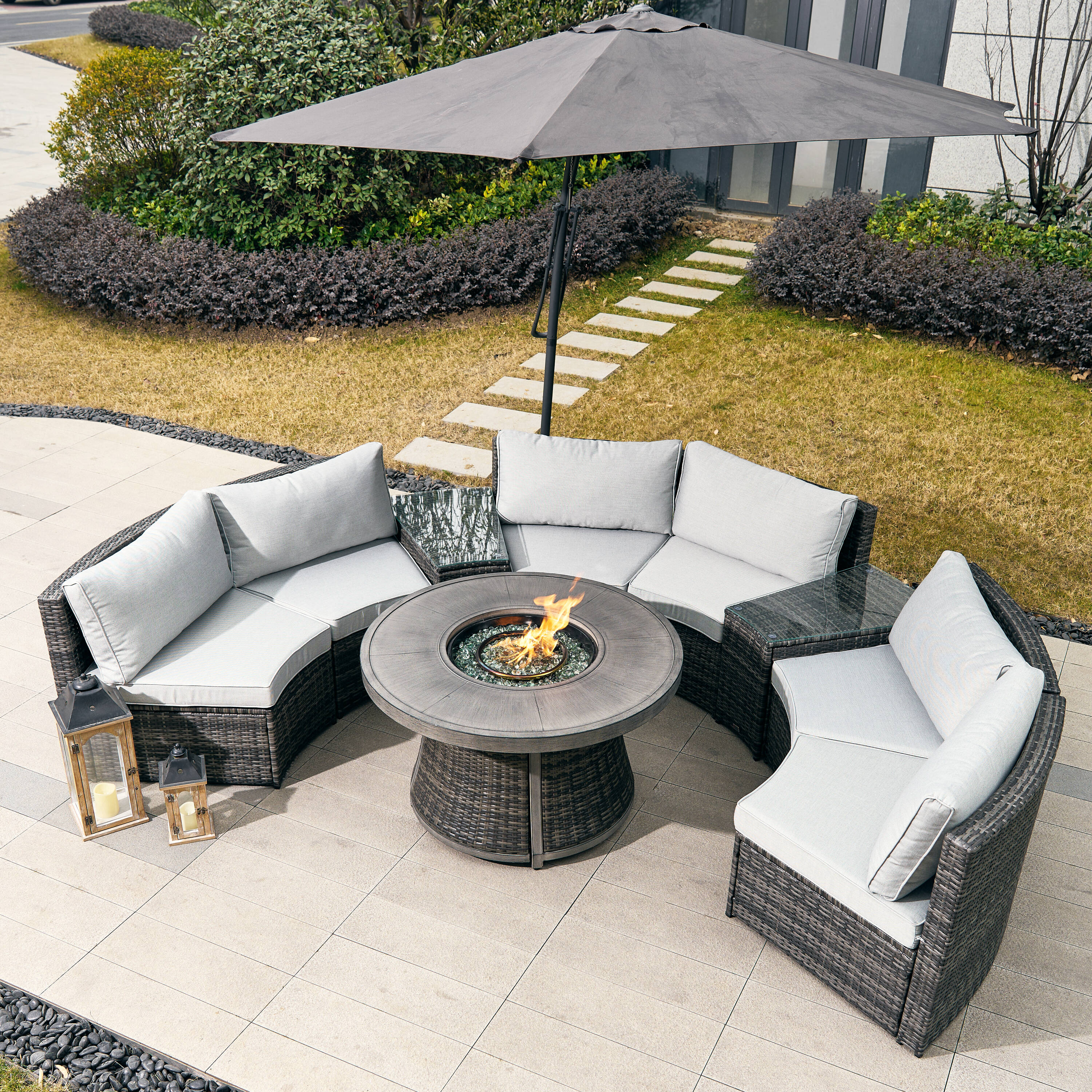 Direct Wicker DWS-1205B6S2T&521EG Patio-Conversation-Sets - View #6