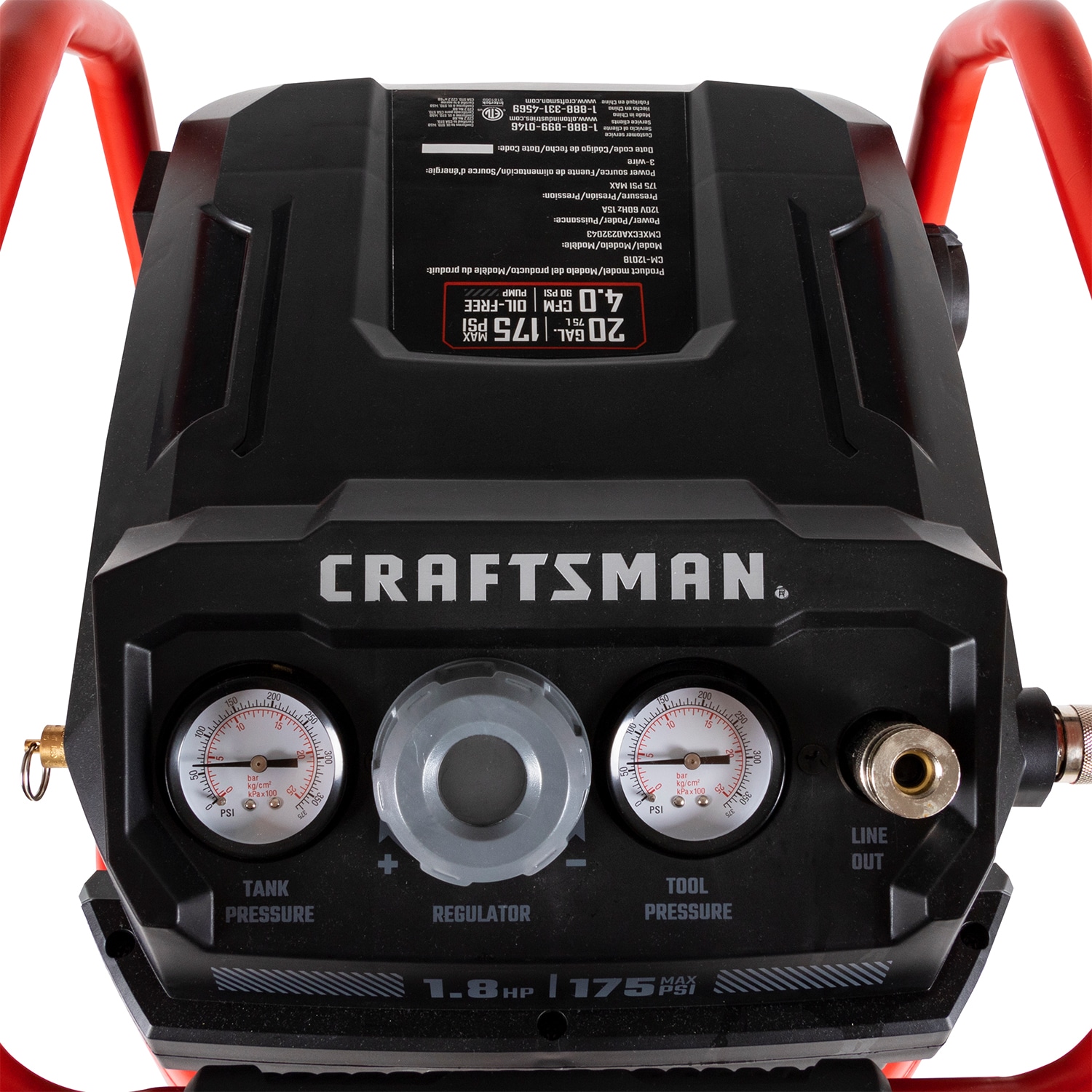 CRAFTSMAN 60-Gallons 175 PSI Vertical Air Compressor with