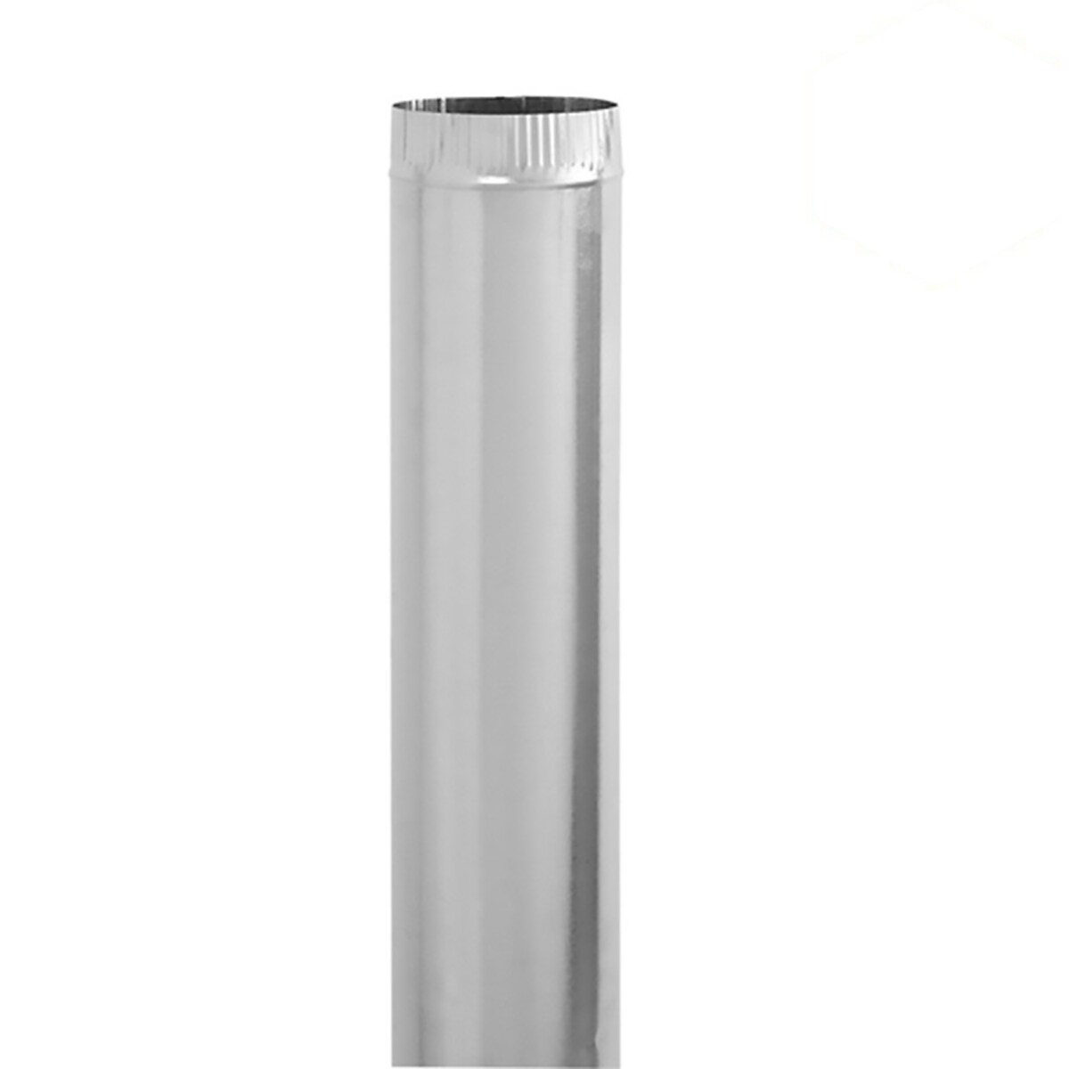 IMPERIAL 6-in x 60-in 30 Gauge Galvanized Steel Round Duct Pipe