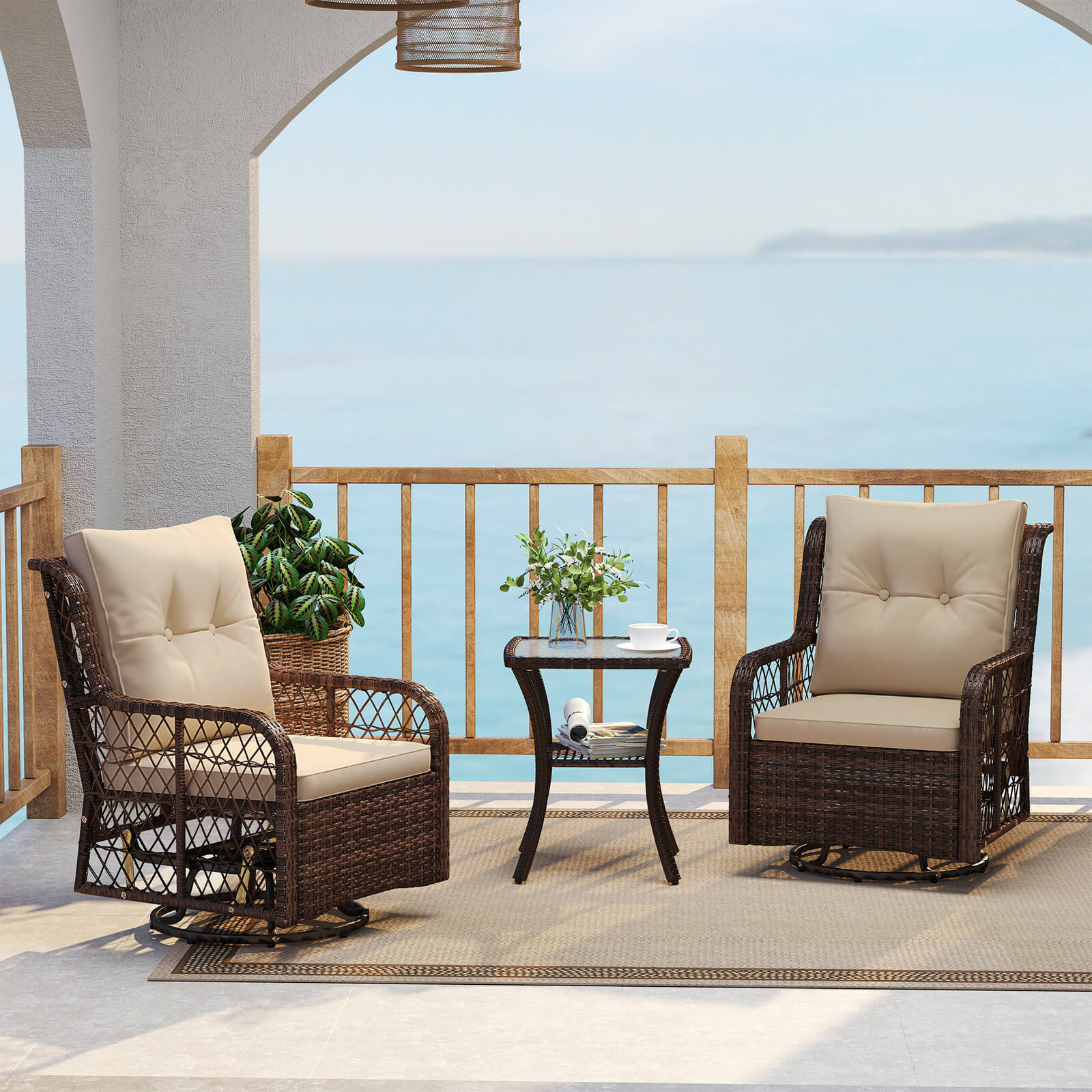 Costway HCST08057 Patio-Conversation-Sets - View #8