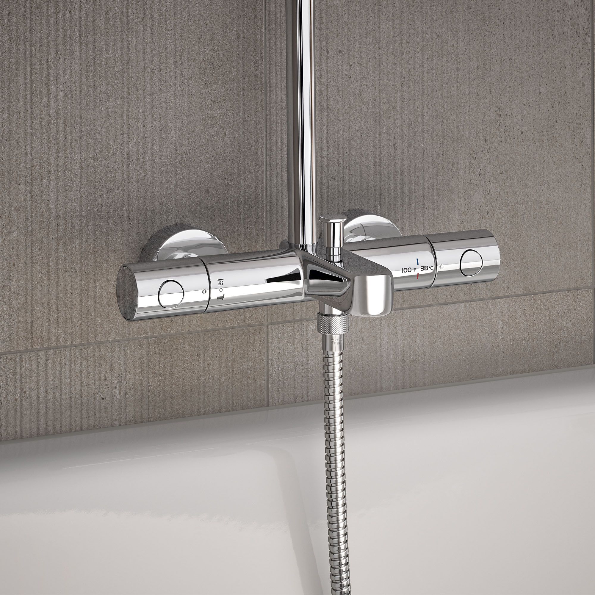 GROHE 26486000 Showerhead-Bar-Panels - View #7