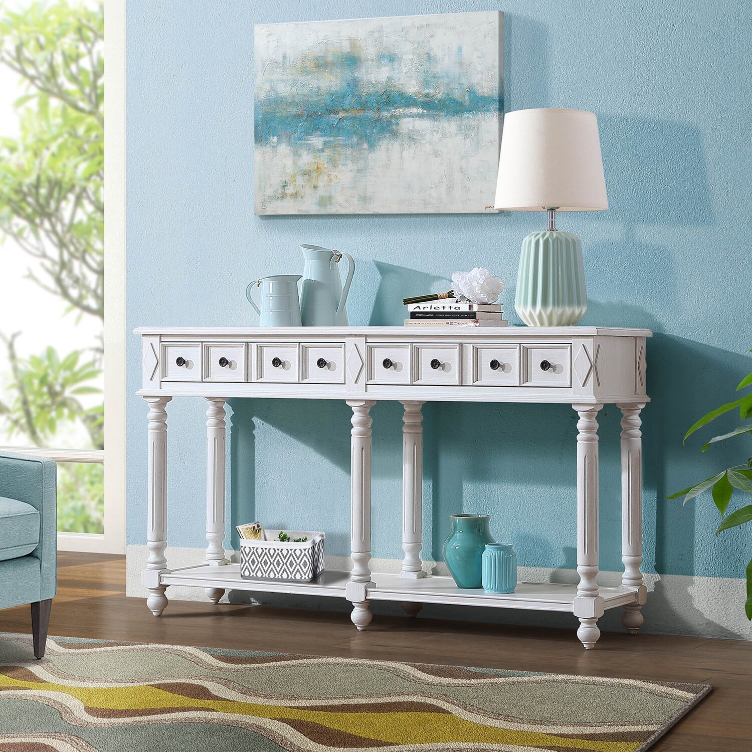 SINOFURN SYA020135WT Console-Sofa-Tables - View #13
