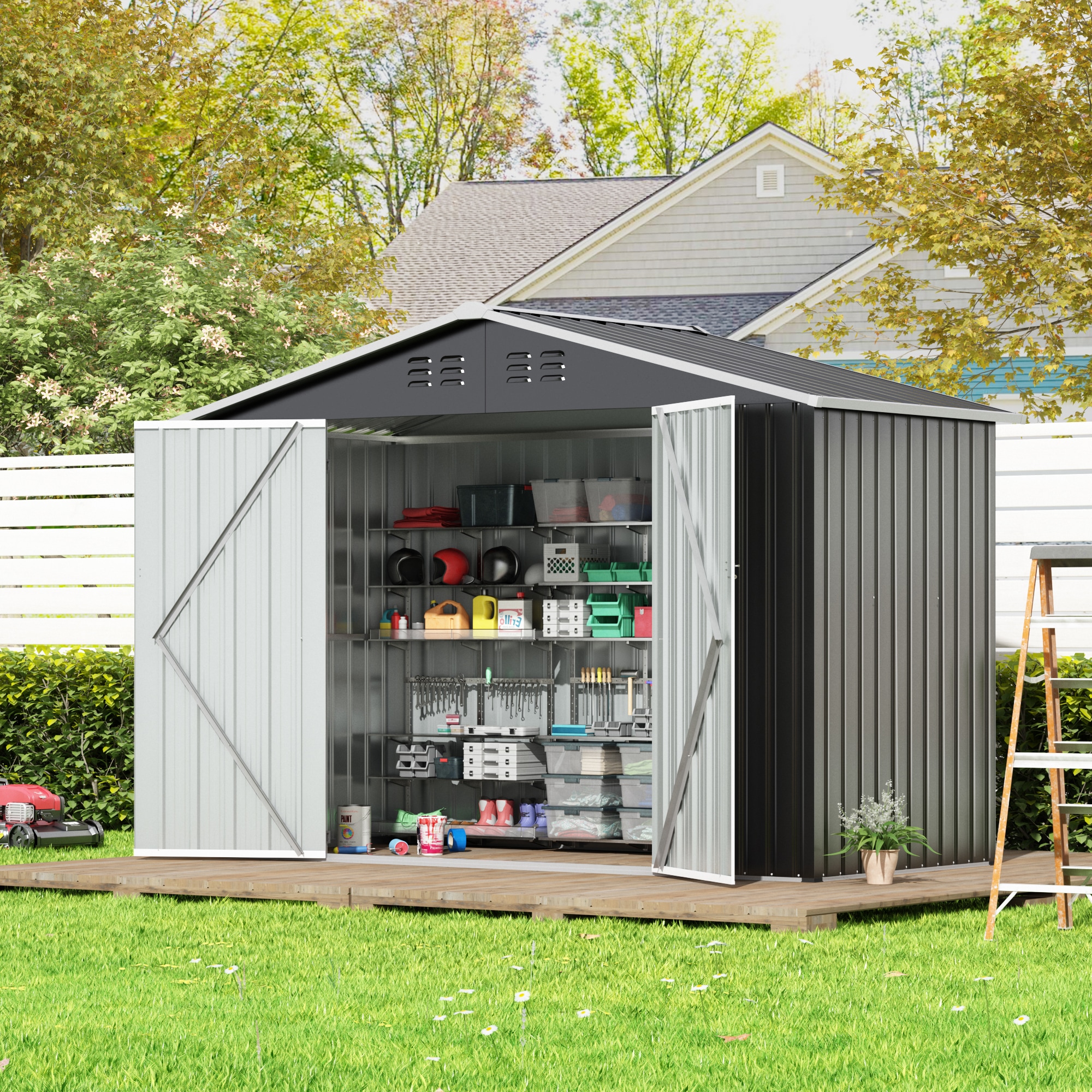 Jaxpety HG61R1312-L01 Metal-Storage-Buildings-Sheds - View #8
