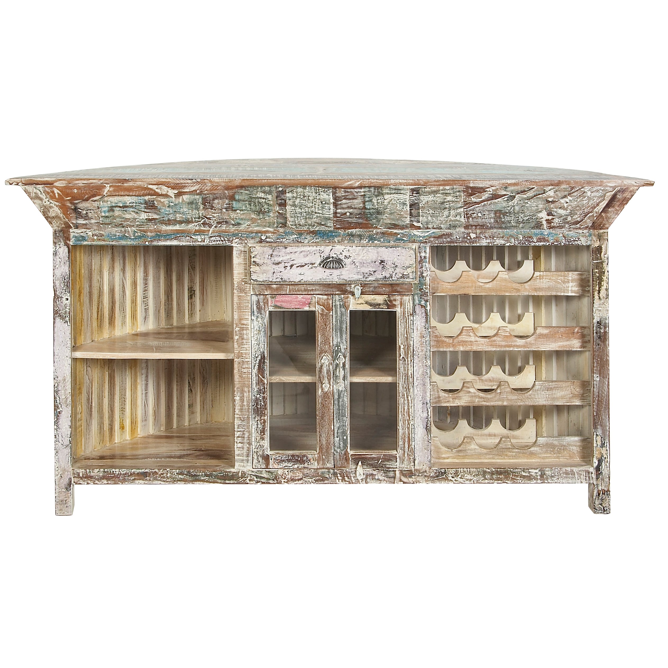 Grayson Lane 29425 76-in x 42-in Mango Brown Rectangle Bar Table