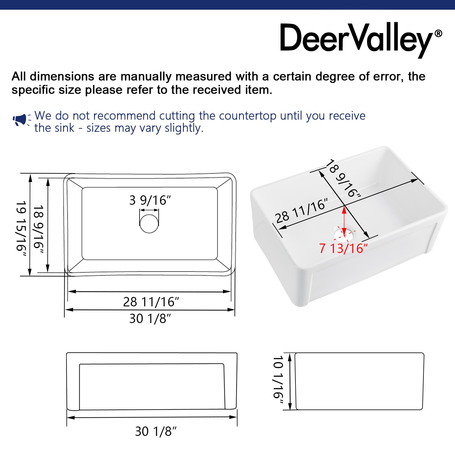 DeerValley DV-1K016 Kitchen-Sinks - View #14