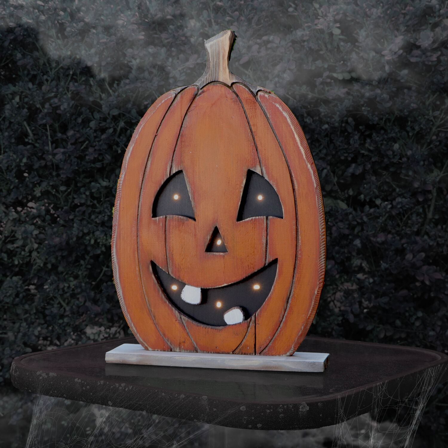 Haunted Hill Farm HHWOODPMP-1OR1 Table-Halloween-Decor - View #8