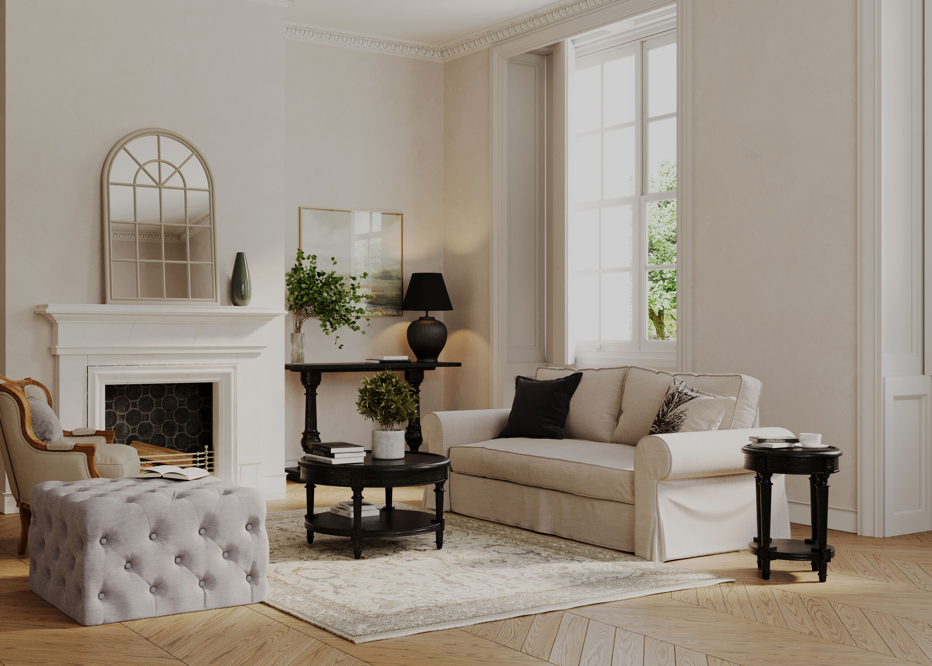 Maven Lane ML352103-WCT-BK Coffee-Tables - View #4