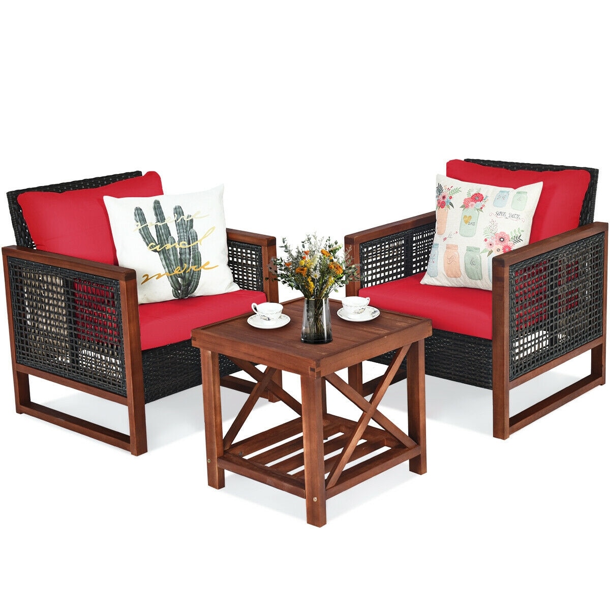 Forclover HYFE-65227RE Patio-Conversation-Sets - View #10