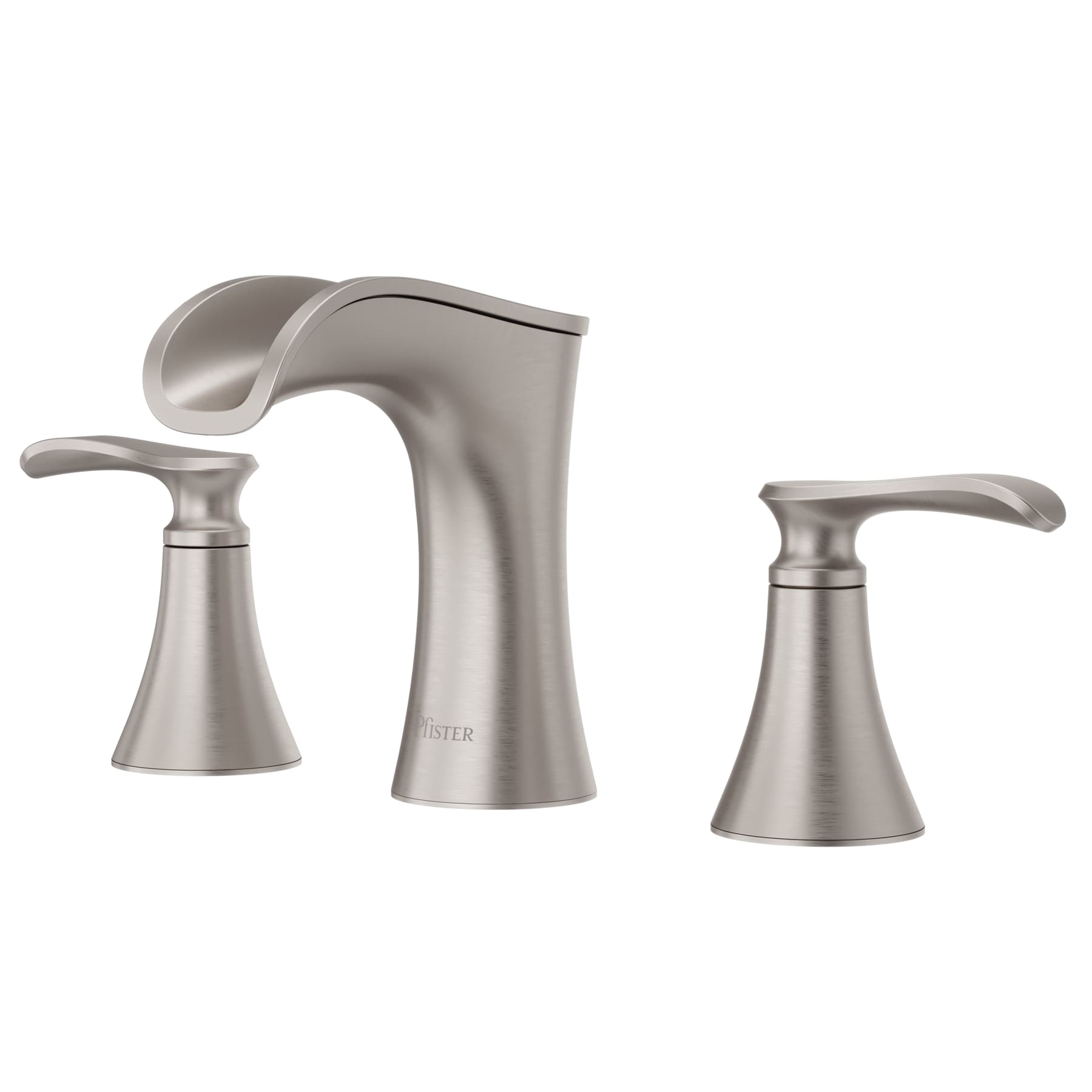 Pfister Jaida Spot Defense Brushed Nickel Widespread 2-Handle WaterSense Bathroom Sink Faucet with Drain