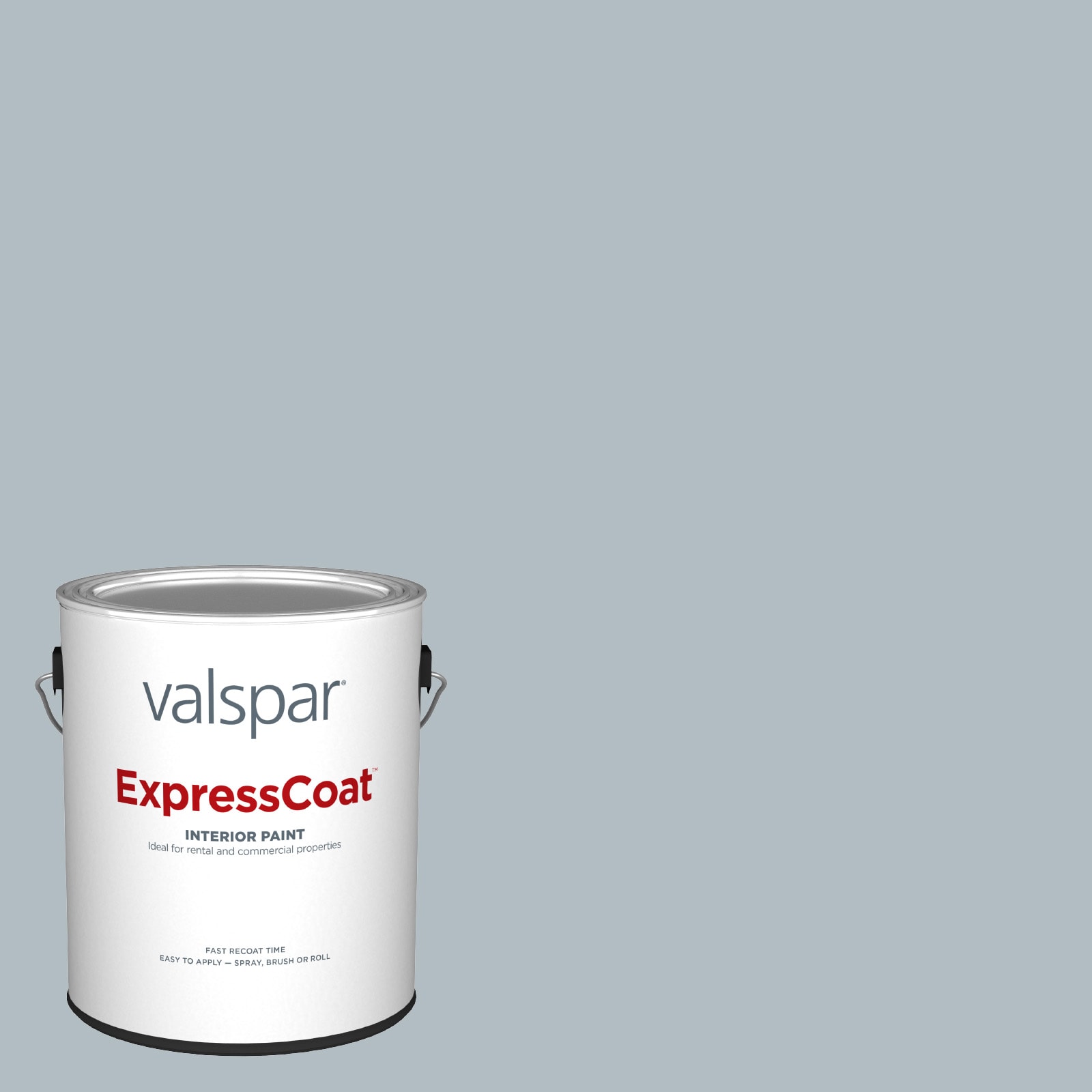 Valspar Pro ExpressCoat Flat Grey Brook 5001-1b Latex Interior Paint (1 ...