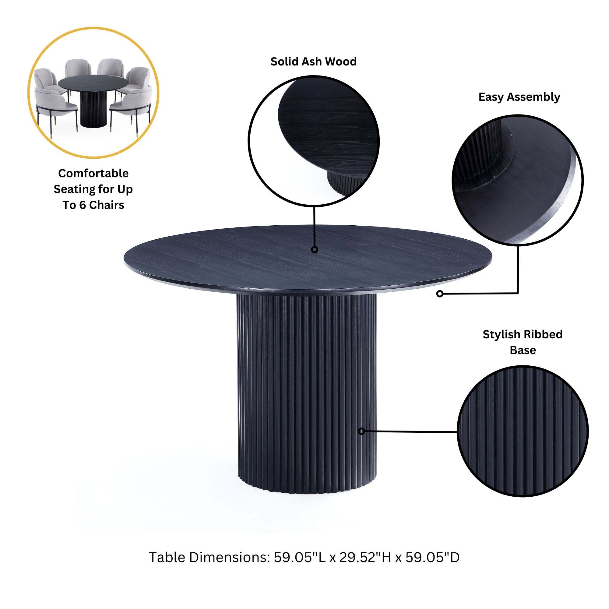 Manhattan Comfort 6-DT05DC052-WT Dining-Sets - View #5