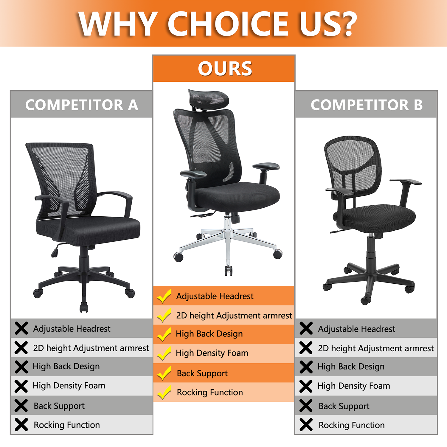 Sumyeg WF-HW60449BK-LA Office-Chairs - View #8