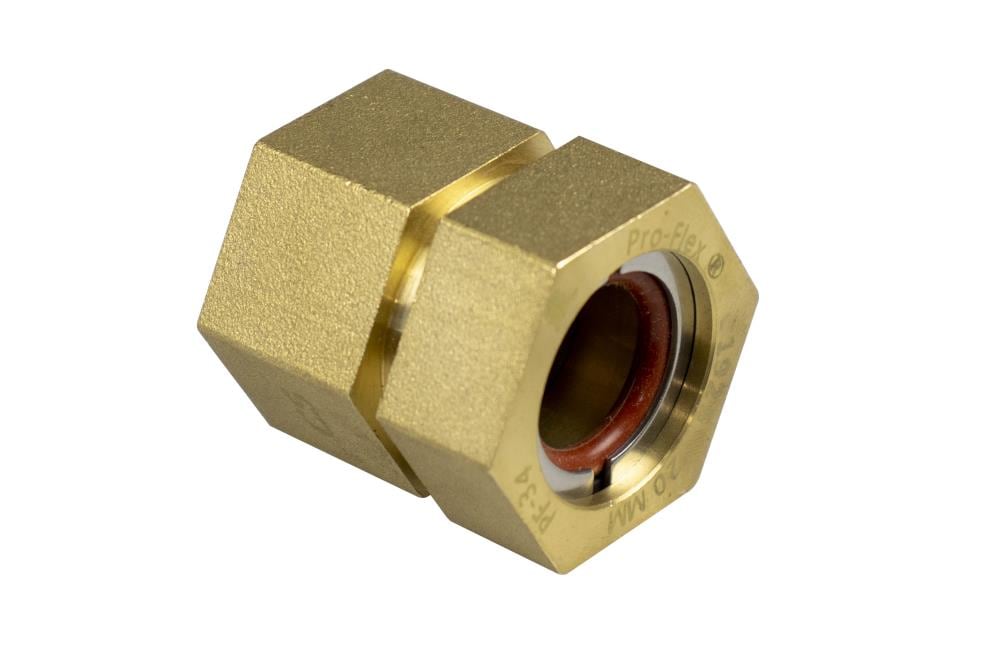 PRO-FLEX 1/2-in CSST Brass Flare Female Adapter in the CSST Pipe