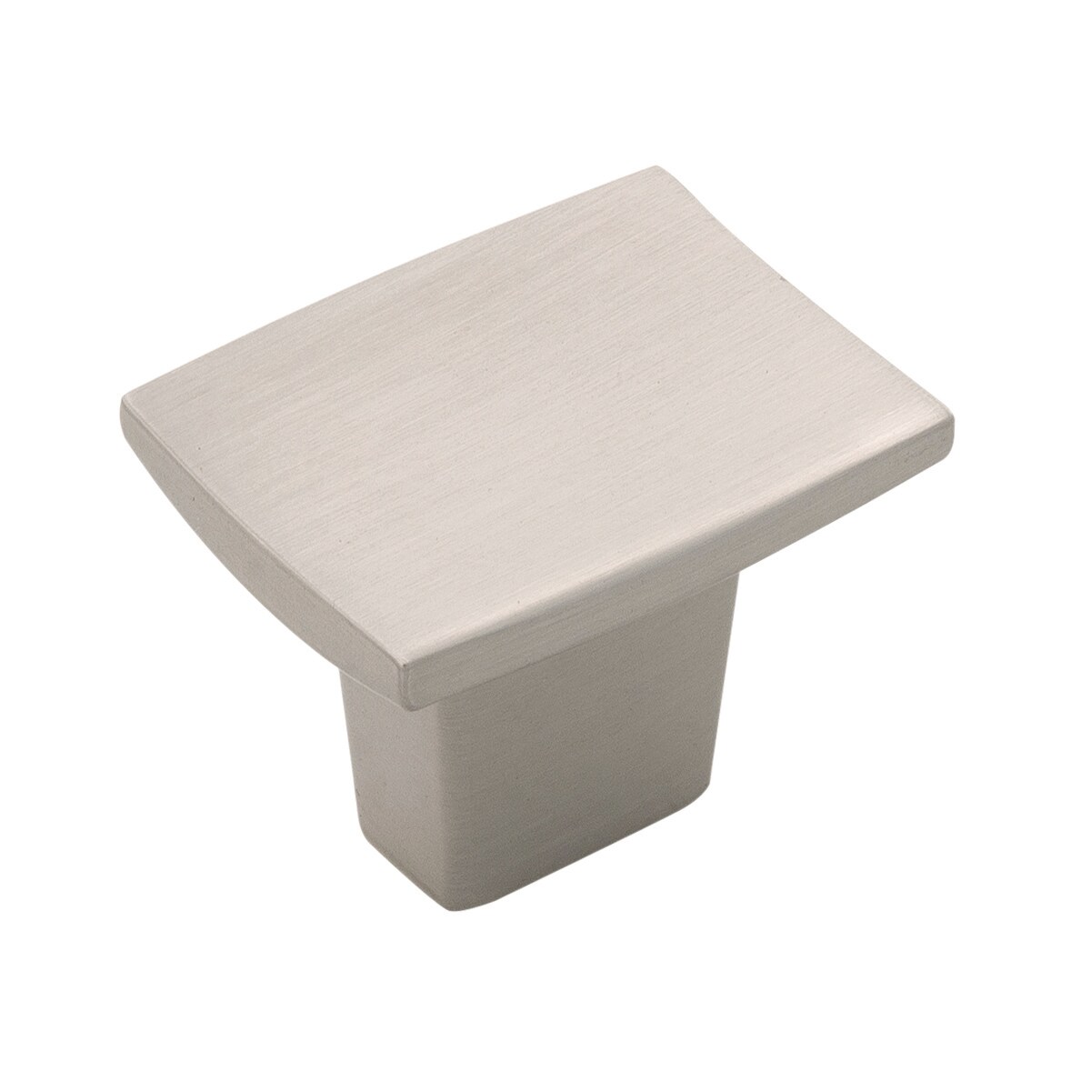 Belwith Keeler B076146-SN Channel Satin Nickel Rectangular Contemporary Cabinet Knob