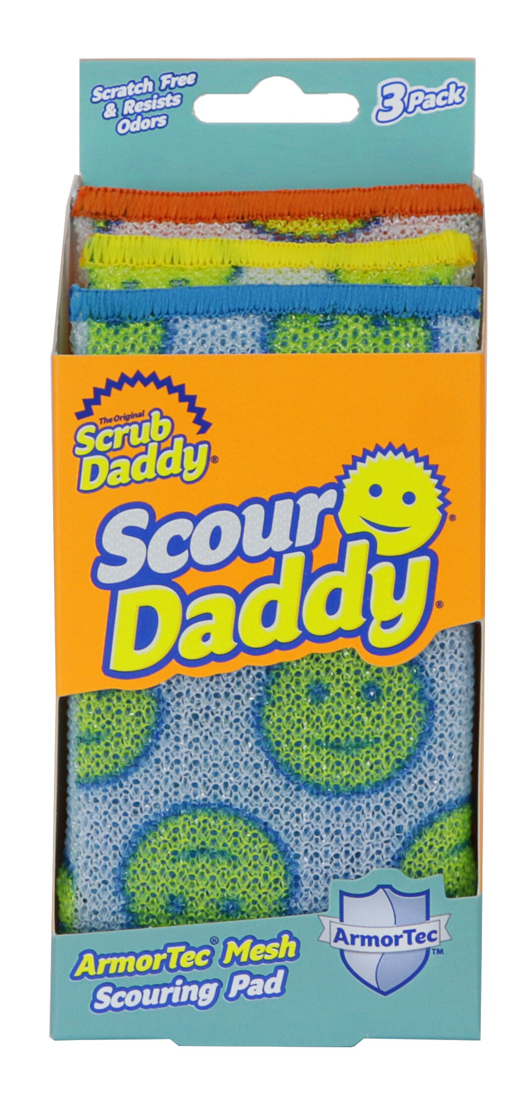 Scrub Daddy Scour Daddy Polymer Foam Scouring Pad (3-Pack) in the