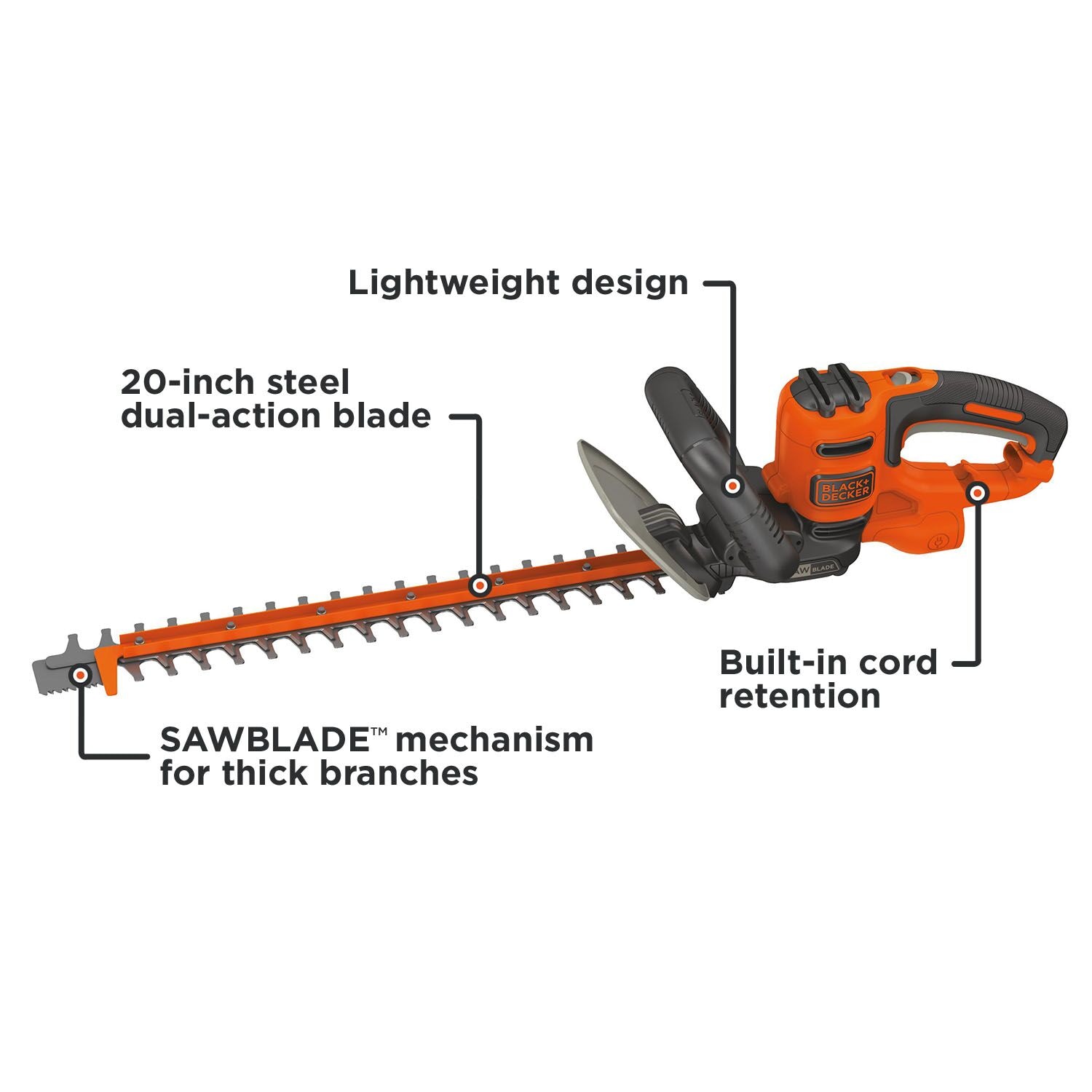 BLACK+DECKER BEHTS300 Cordless-Hedge-Trimmers - View #2