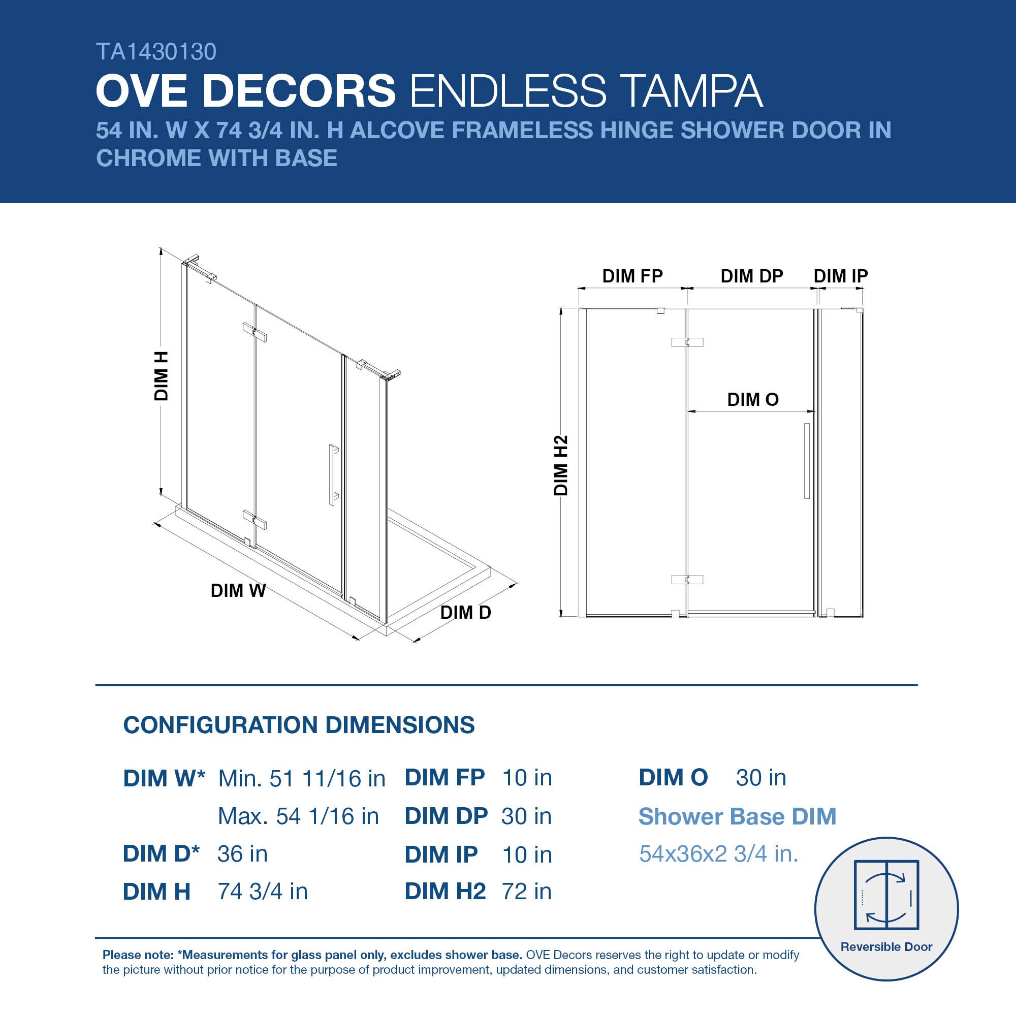OVE Decors 828796052320 Alcove-Shower-Kit - View #2