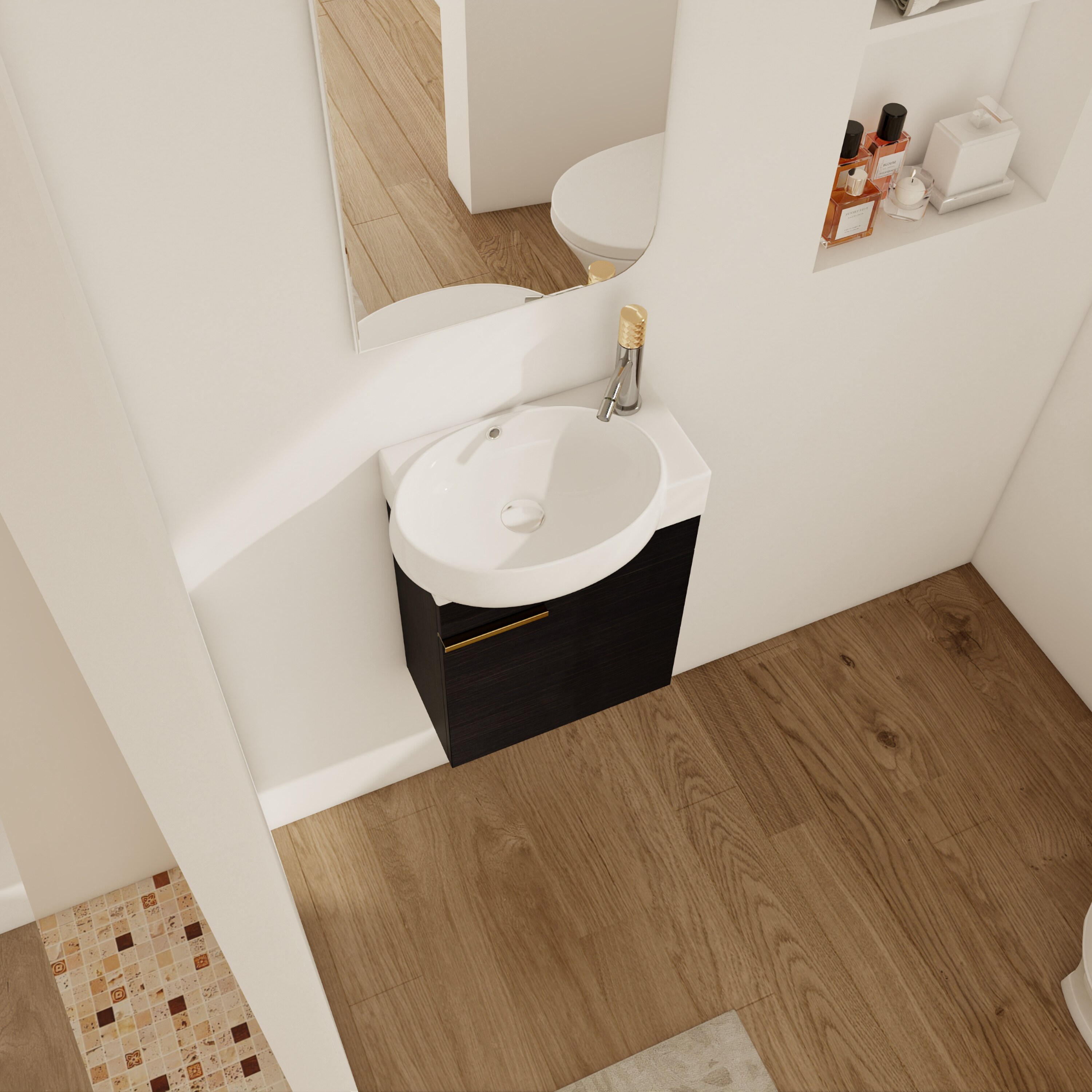 Wooakway FXLS0606-605BV071 Bath-Vanity-Combo - View #9