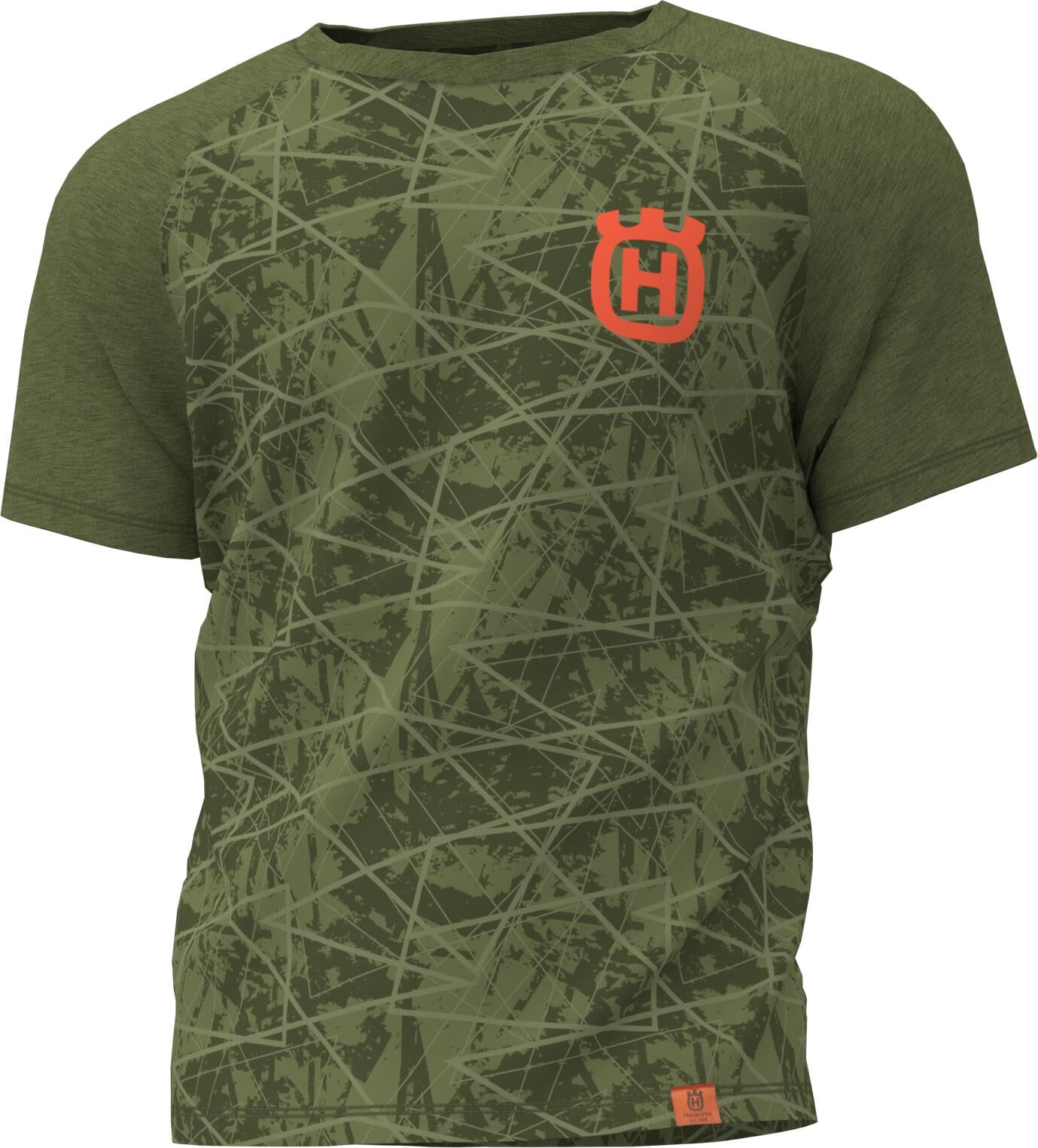 Husqvarna Men's Textured Cotton sleeve Graphic T-shirt Work (Extra Large) in the Tops & Shirts department at Lowes.com