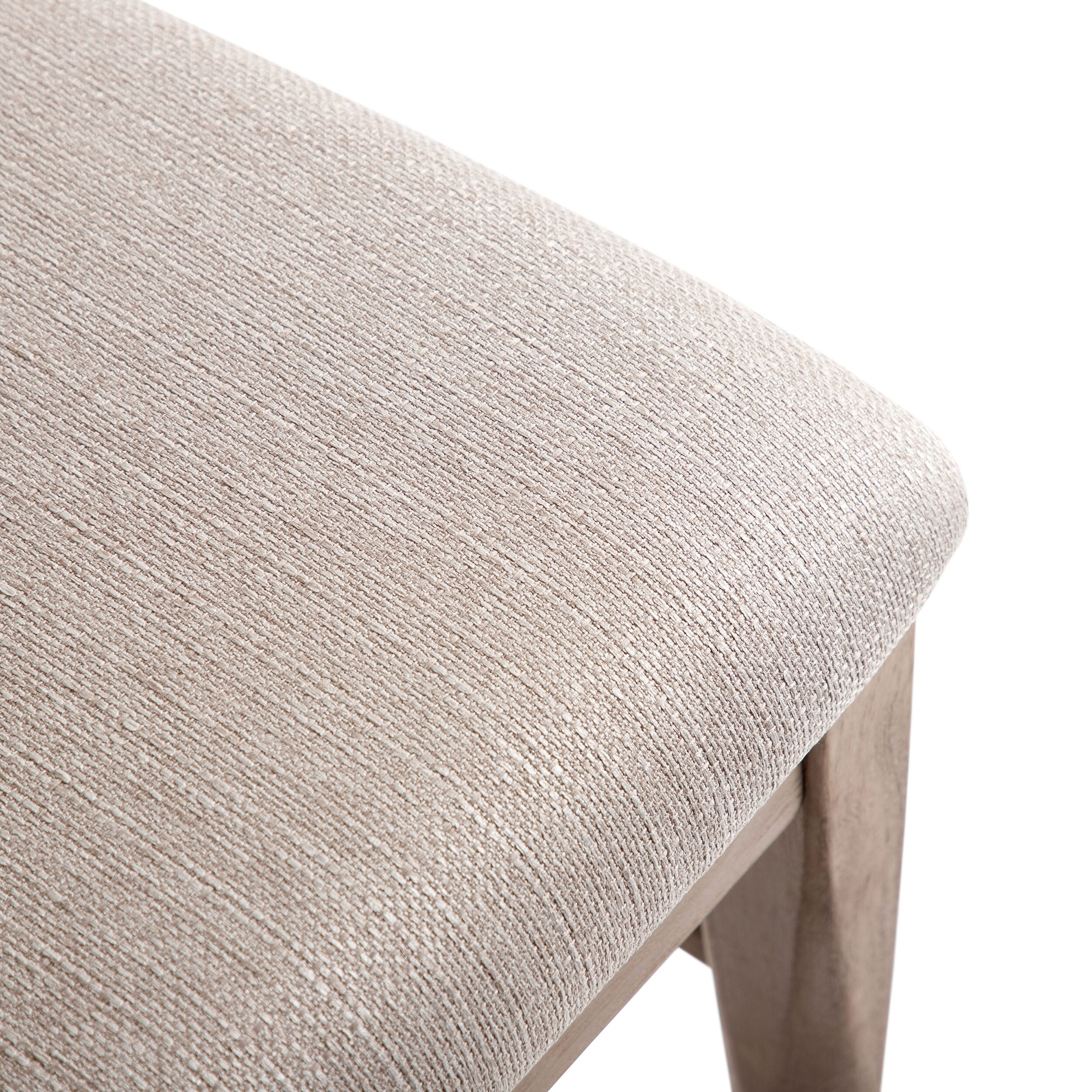 Natural Ash Upholstered High Back Side Chair