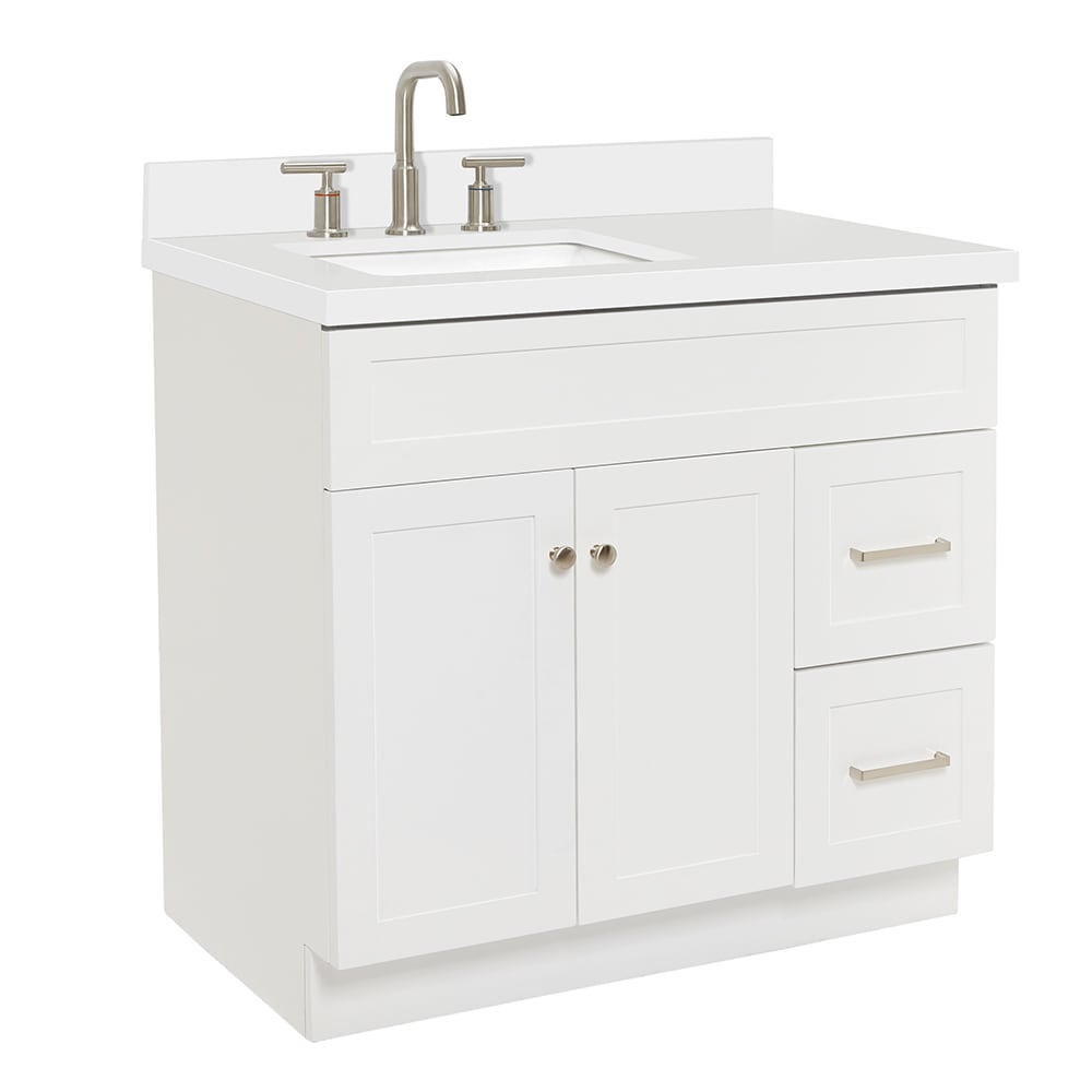 ARIEL F037SLWQRVOWHT Bath-Vanity-Combo - View #3