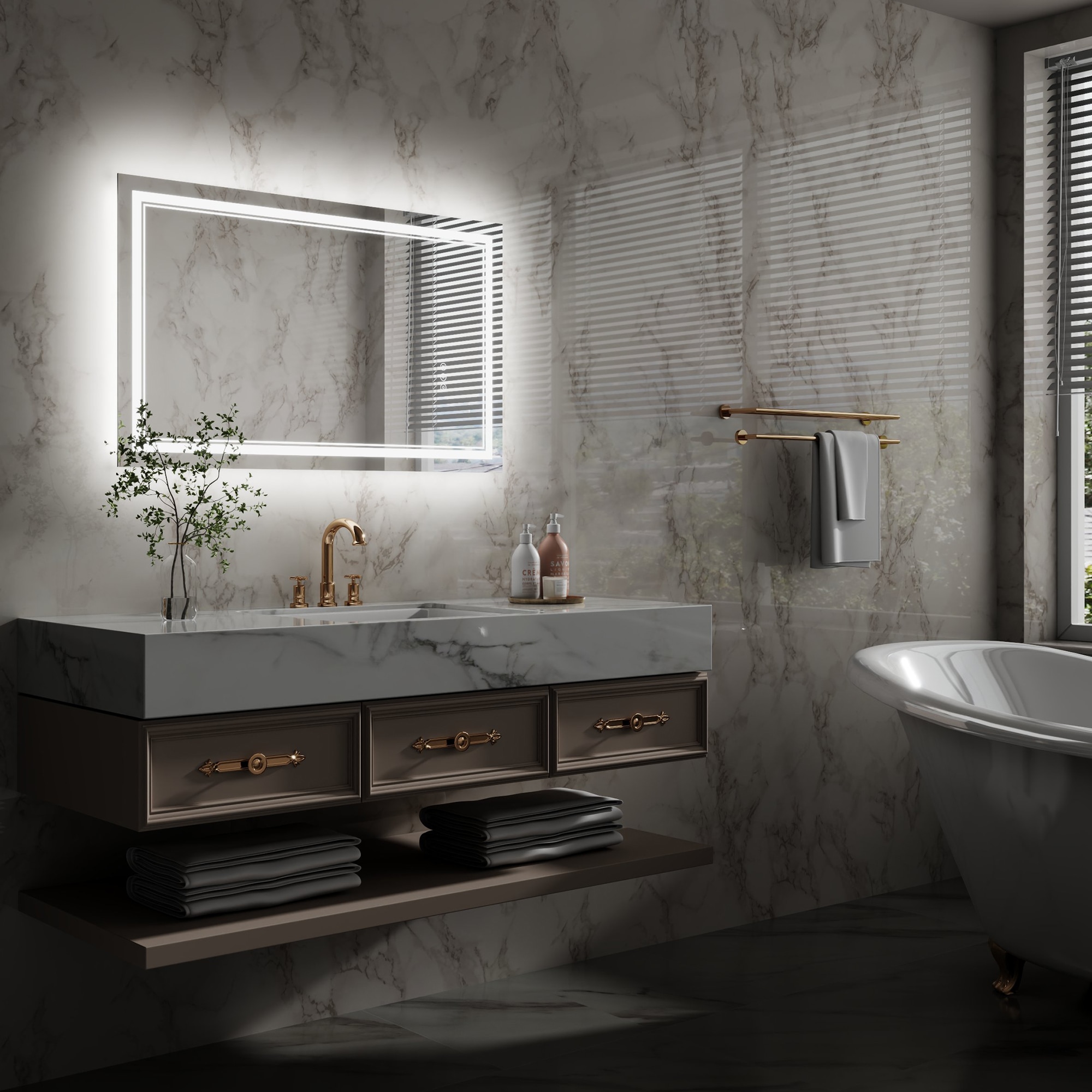 ExBrite TFBM2440 Framed-Bath-Mirrors - View #16