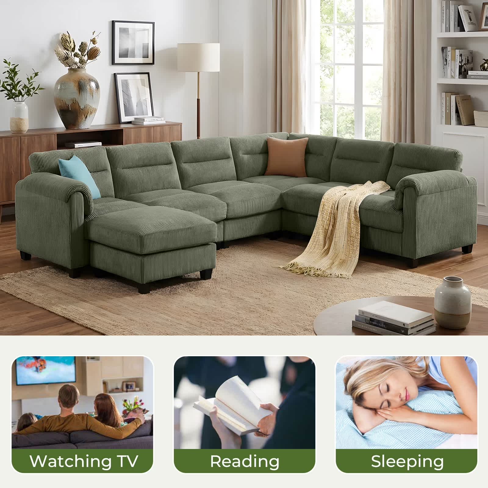 Canmov S074-GN-7 Sofas-Loveseats - View #4