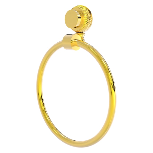 Allied Brass Venus Polished Brass Wall Mount Towel Ring Allied Brass Venus Polished Brass Wall Mount Towel Ring