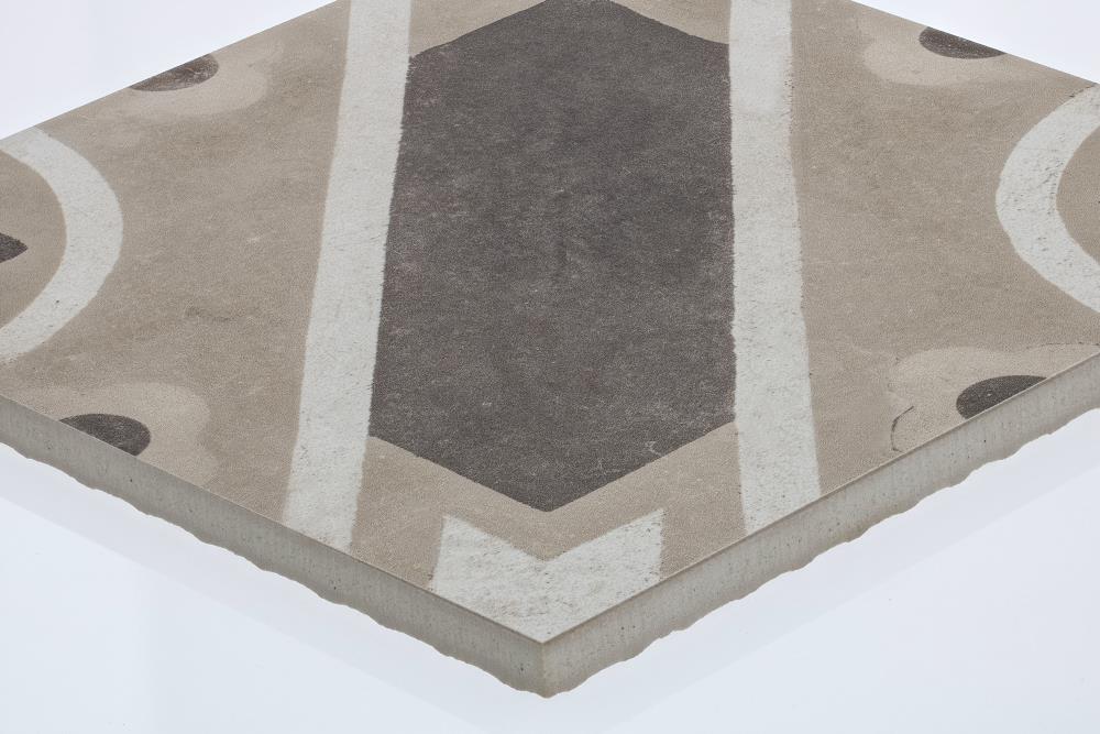 Enchante 8" x 8" Matte Multicolor Porcelain Decorative Tile