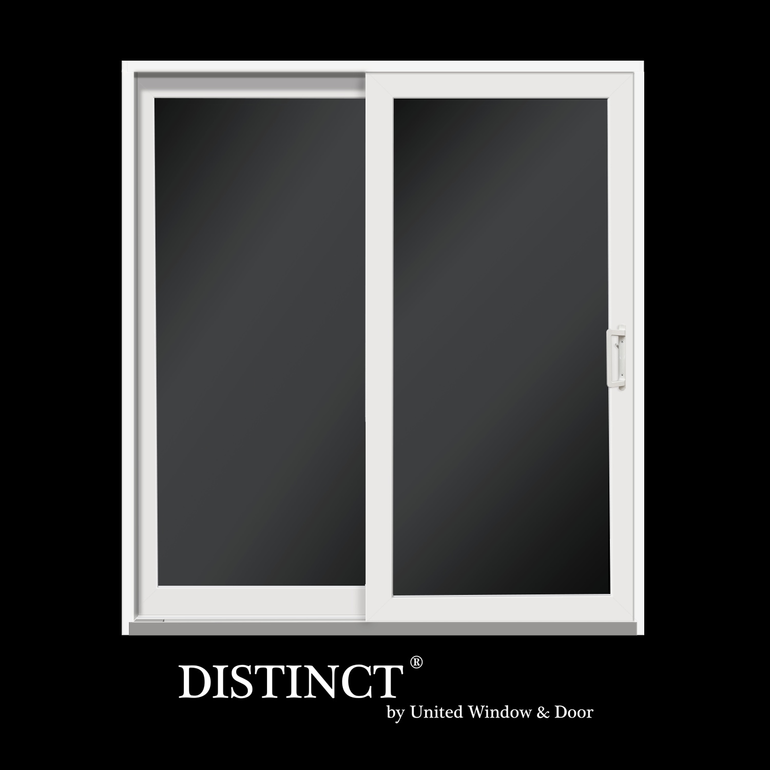 United Window & Door 47KD7280OPHAWHT Patio-Door-Components - View #2