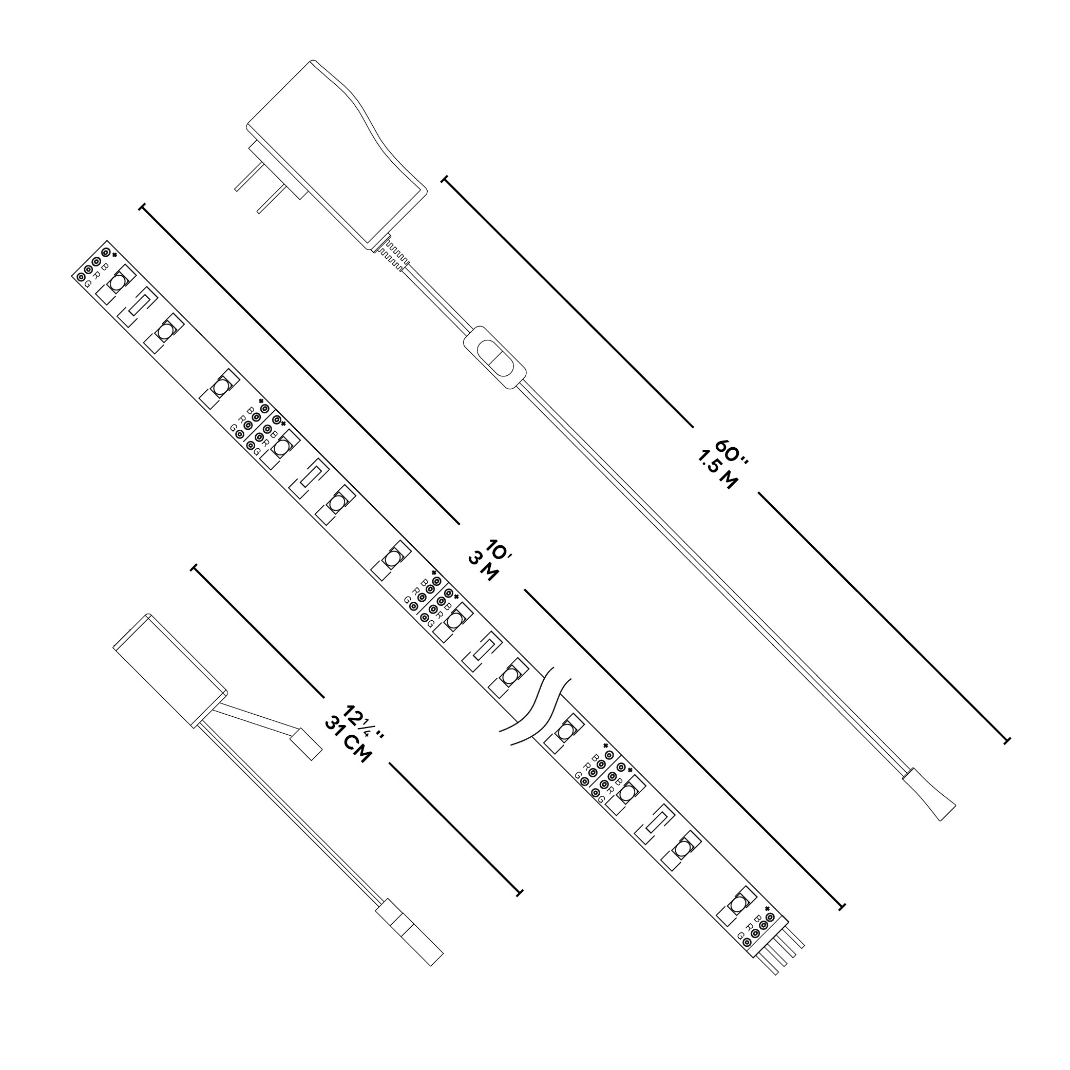 BAZZ U16035RD Led-Cabinet-Lighting - View #3