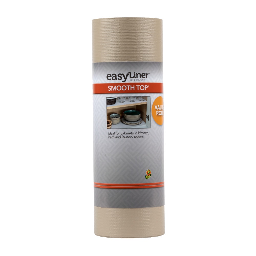 12-inch x 10 Feet Duck Smooth Top EasyLiner Taupe x 6 Rolls 12-inch x 10 Feet Duck Smooth Top EasyLiner Taupe x 6 Rolls