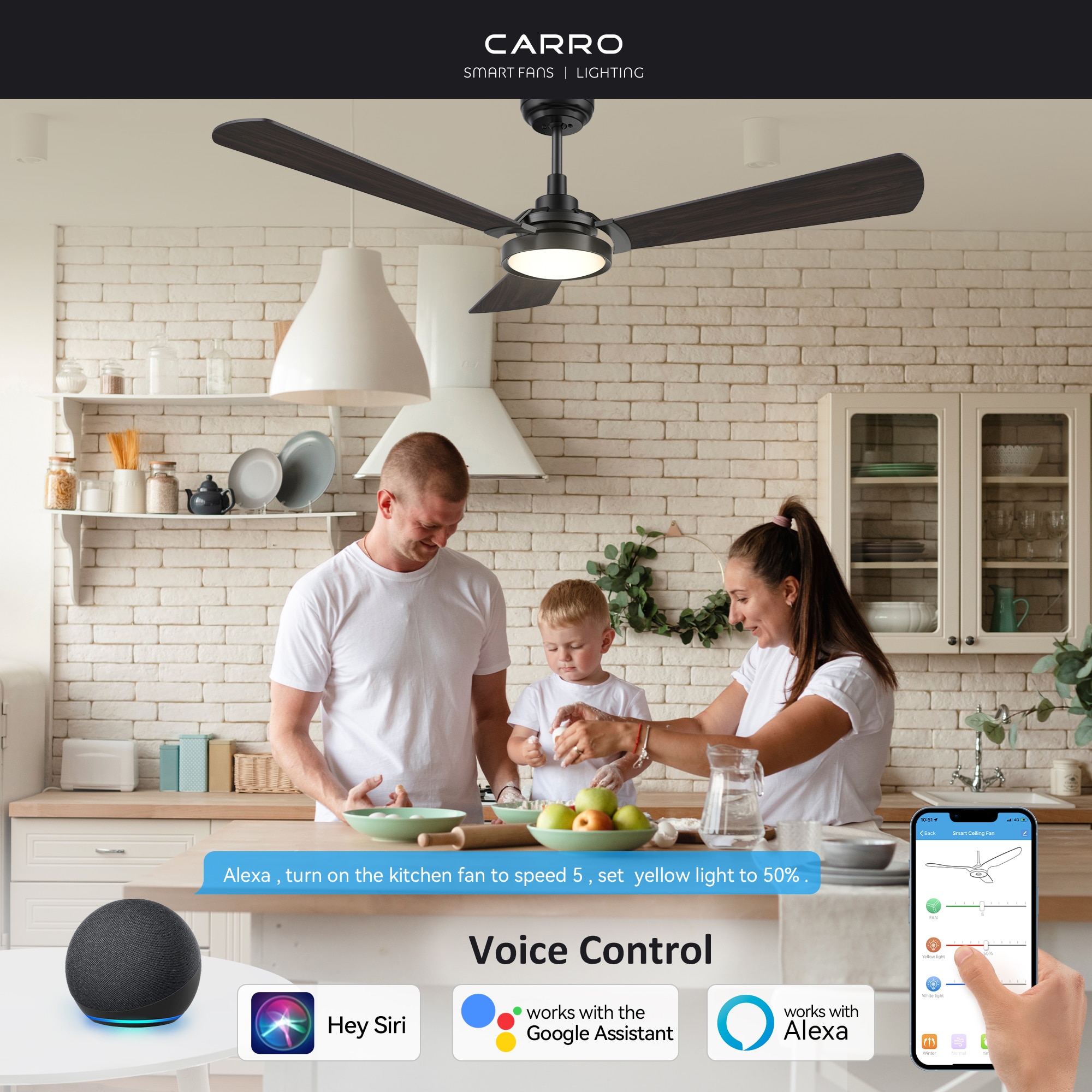 CARRO USA LS563B3-L22-B5-1 Ceiling-Fans - View #3