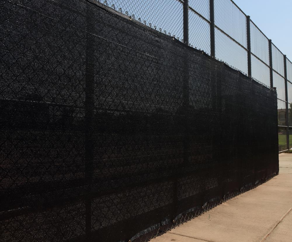 Ncsna 6-ft X 50-ft L Black Hdpe Chain Link Fence Screen At Lowes.com