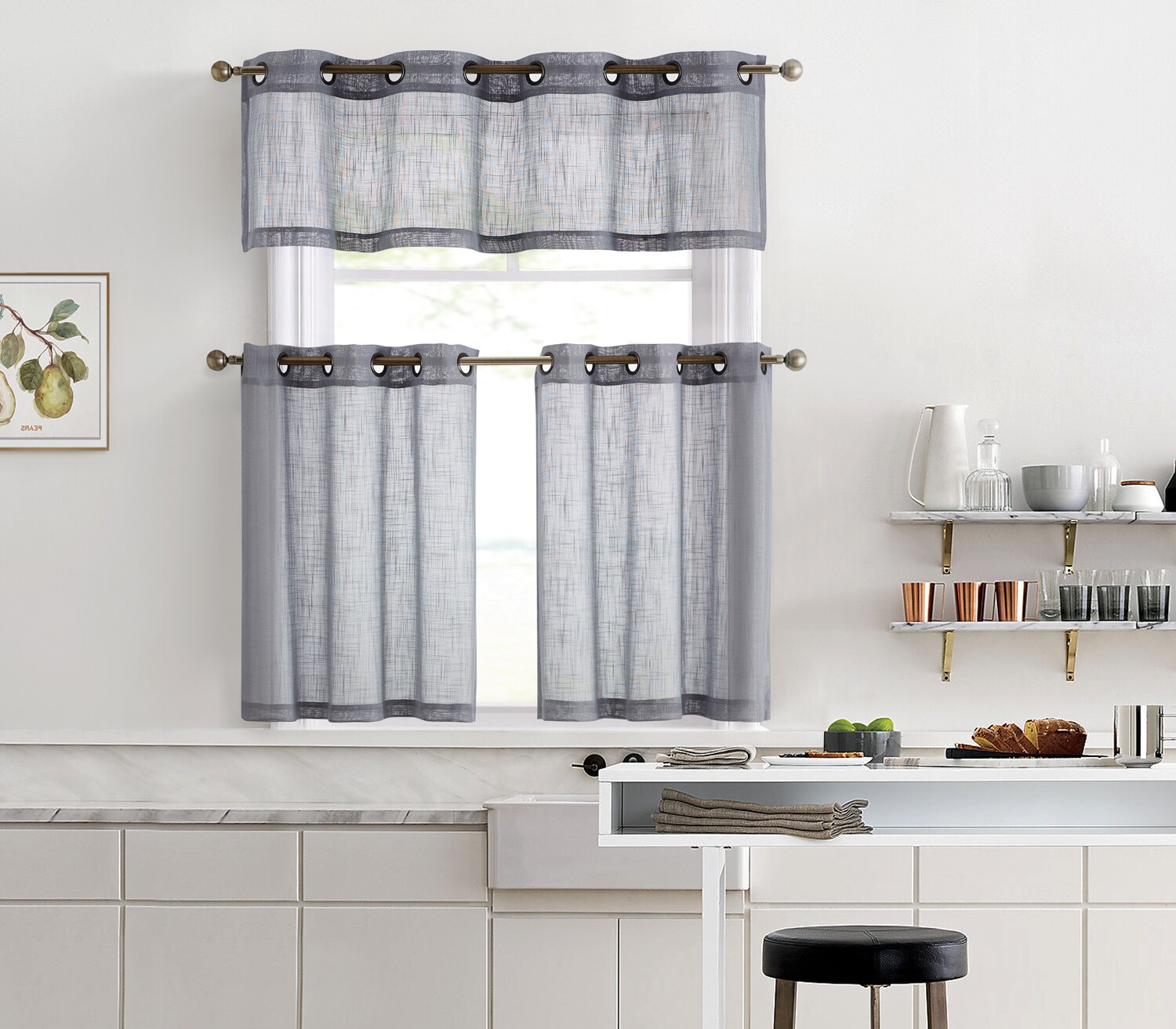 HLC.me ABY-VAL-GRY18 curtains - View #2