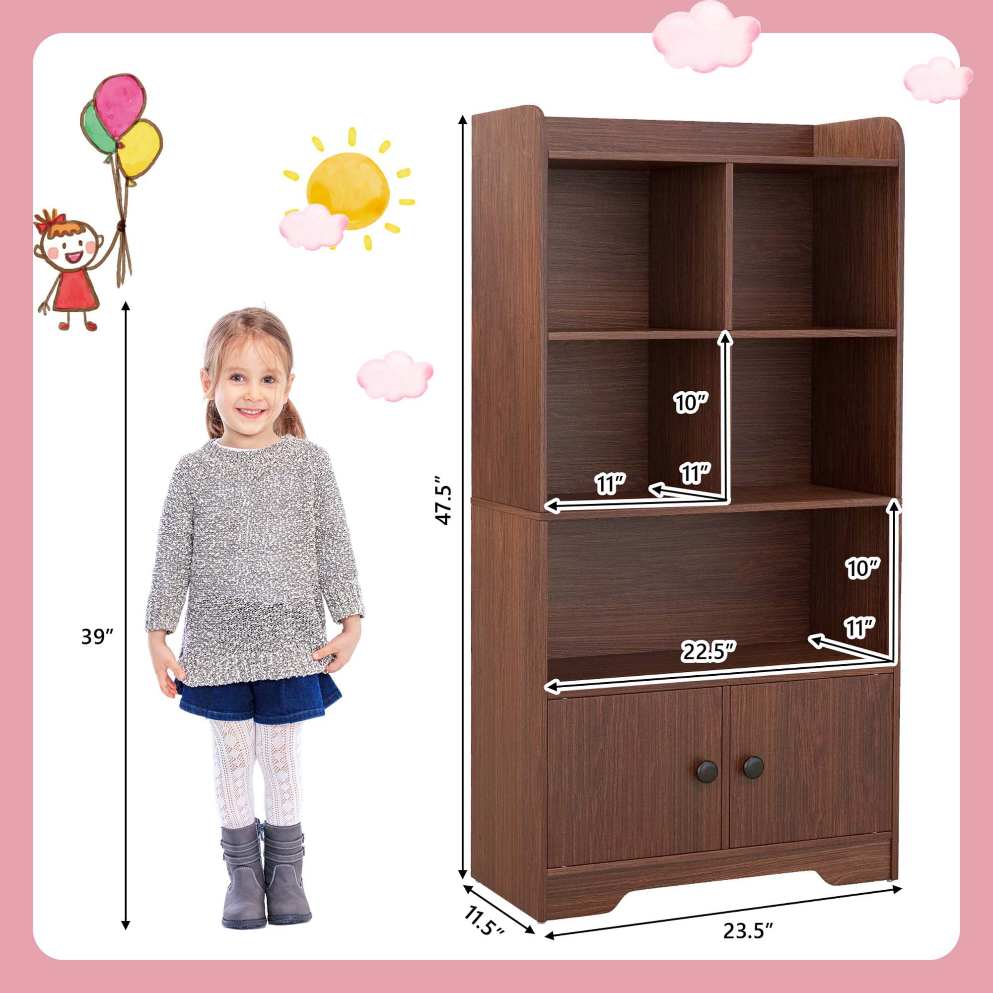 Goplus LWS00438 bookcases - View #2