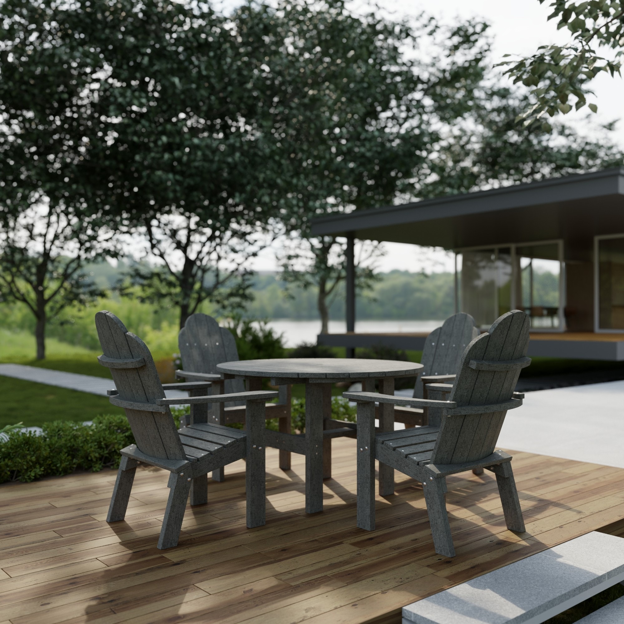 Wildridge LCC-280-DG Patio-Dining-Sets - View #2