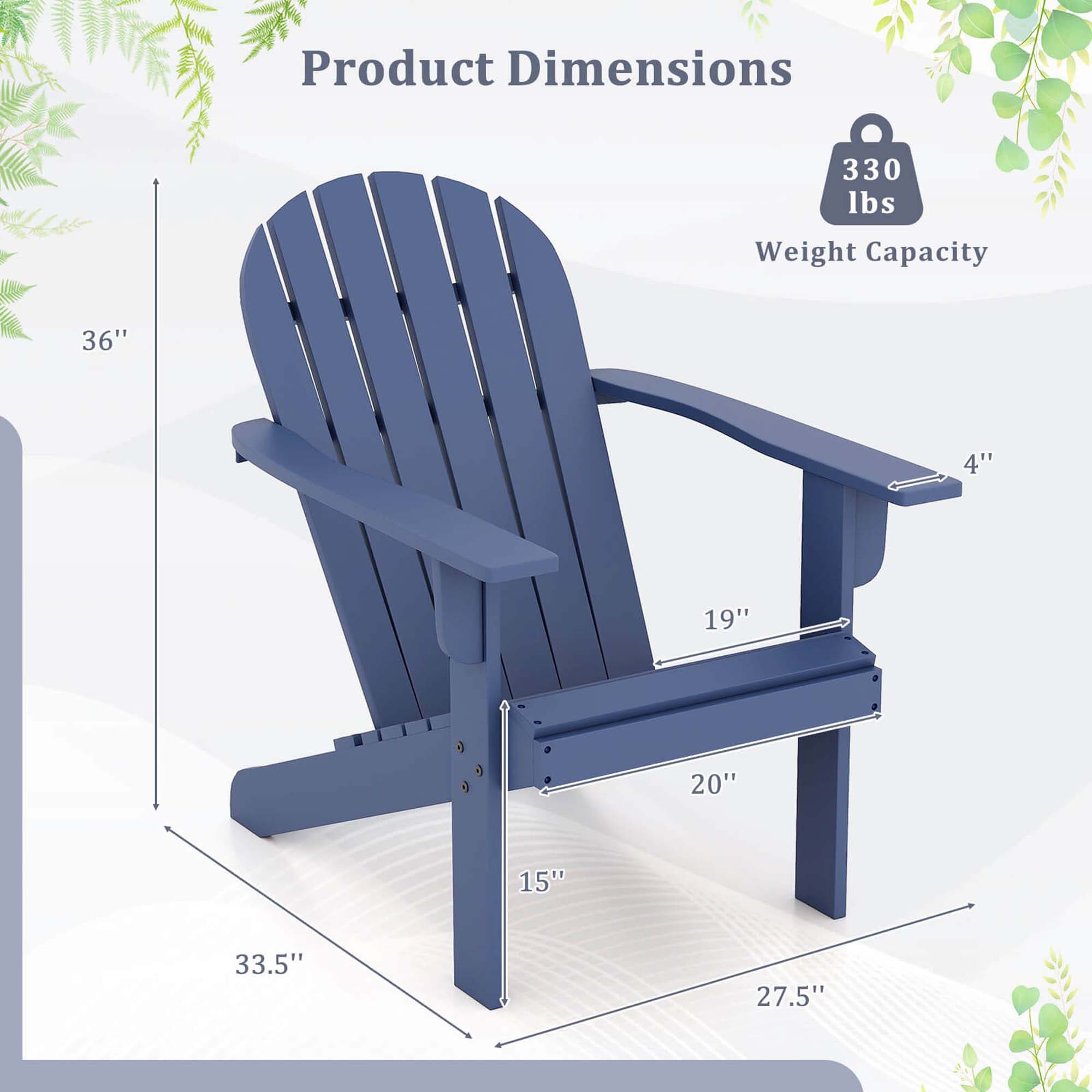 Costway HCST04346 Patio-Chairs - View #2