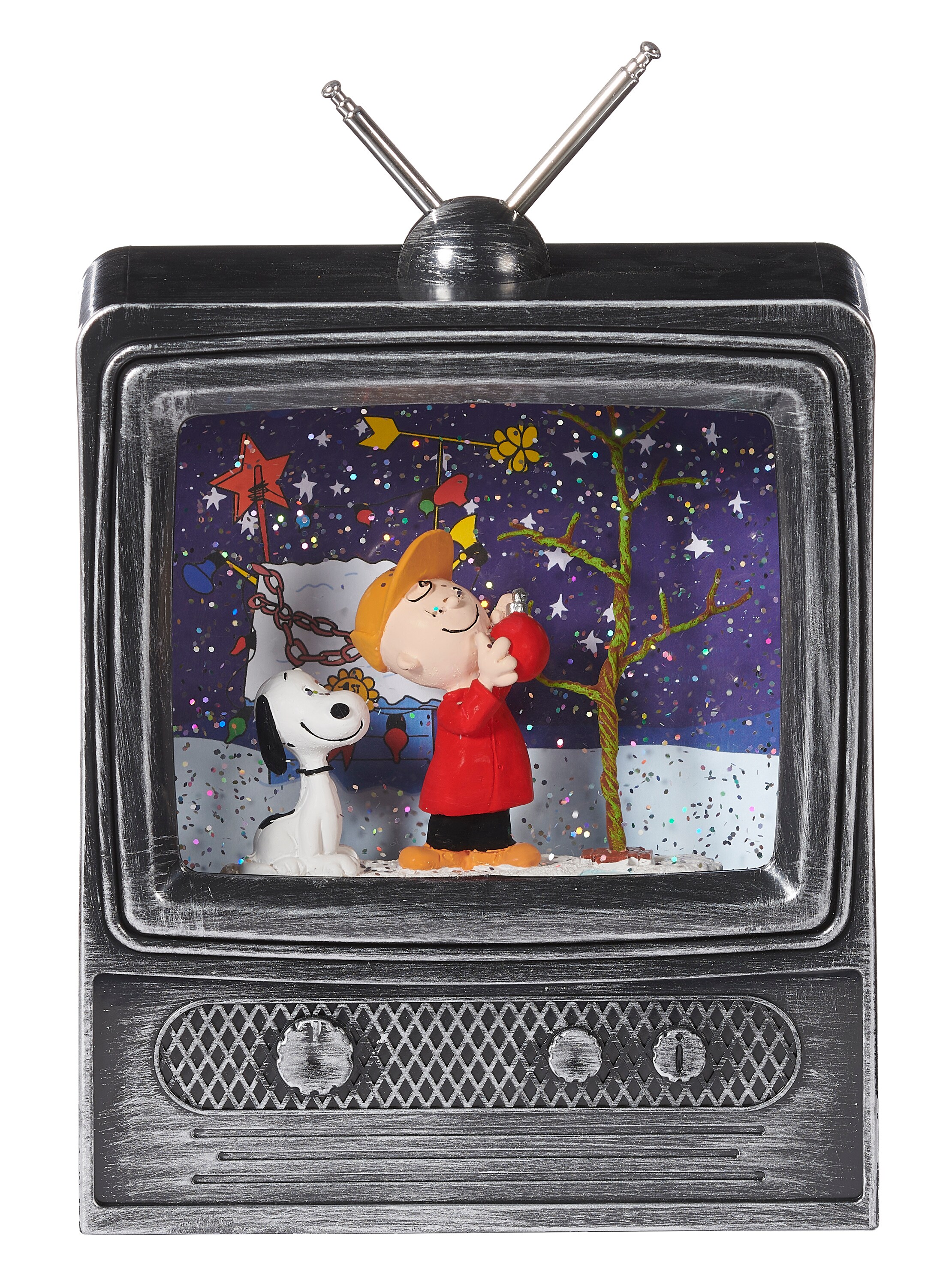Roman 135279 Peanuts Merry Christmas 9-in Lighted Musical Tabletop Decor