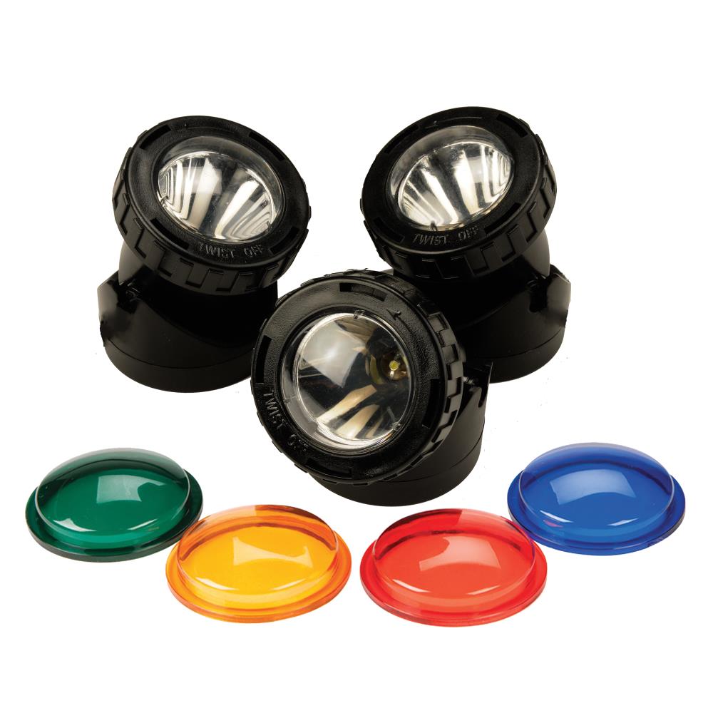 Bermuda pond light lenses and locking cap 