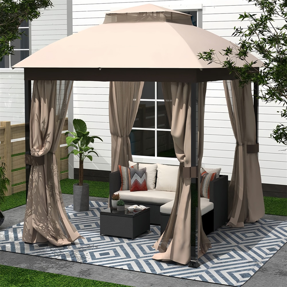 BABOOM BOM-104366-OR Wood-Resin-Gazebos - View #2