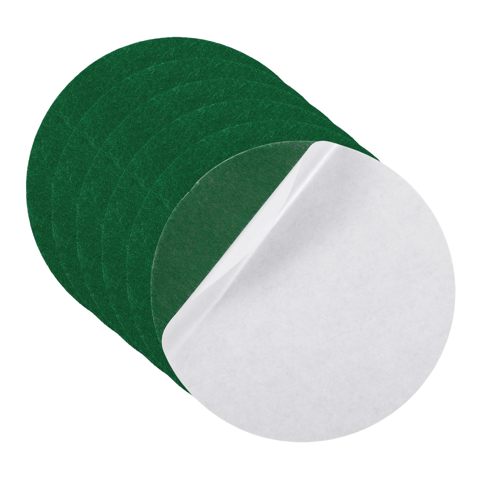 Unique Bargains 6pcs Lamp Base Felt 5 Inch Dia 2mm Thick Adhesive Round Soft Felt Furniture Pads Non-Slip Anti-Scratch Backed for Reading Light Table Lamp DIY Craft Green #S26062400UX5042