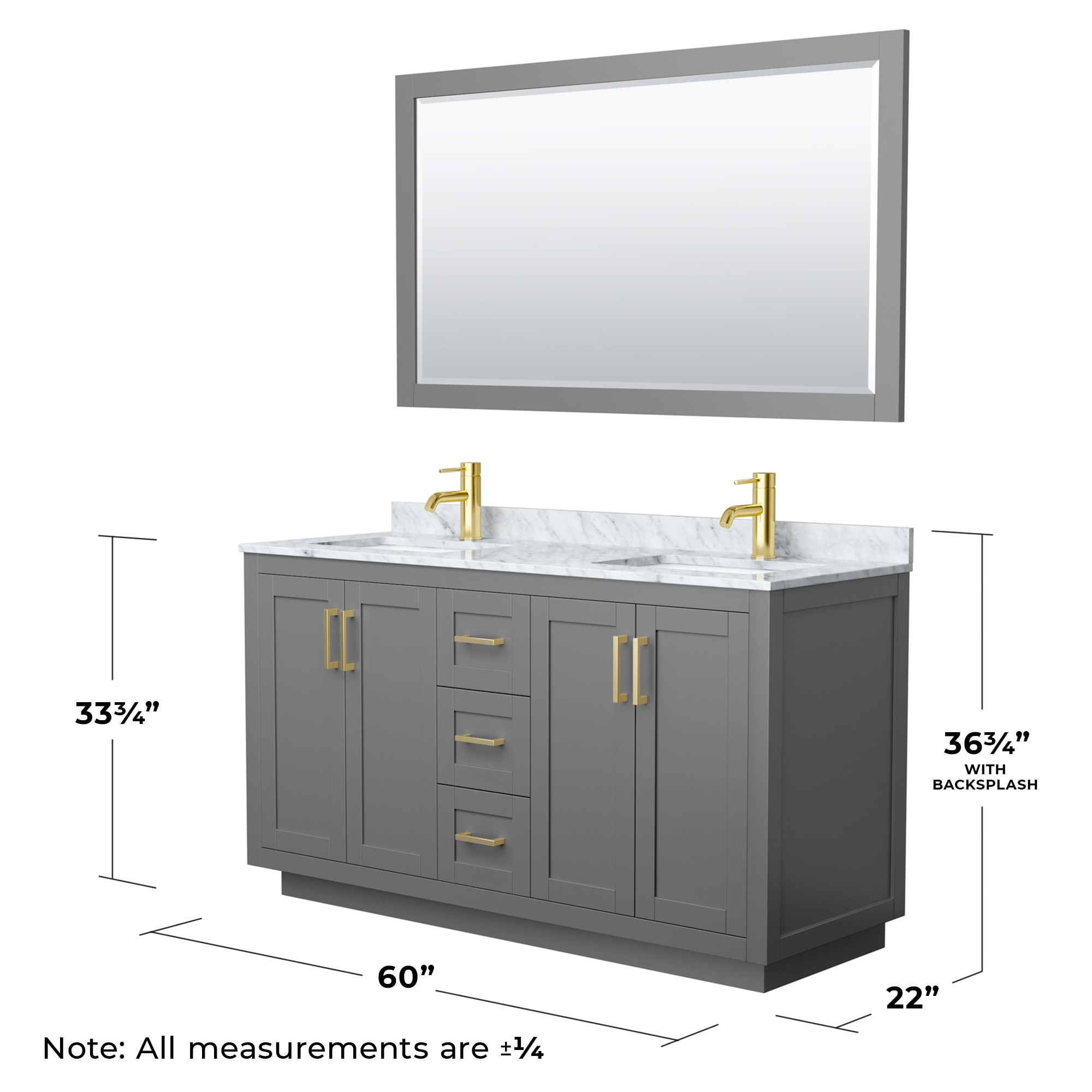 Wyndham Collection WCF292960DGGCMUNSM58 Bath-Vanity-Combo - View #6