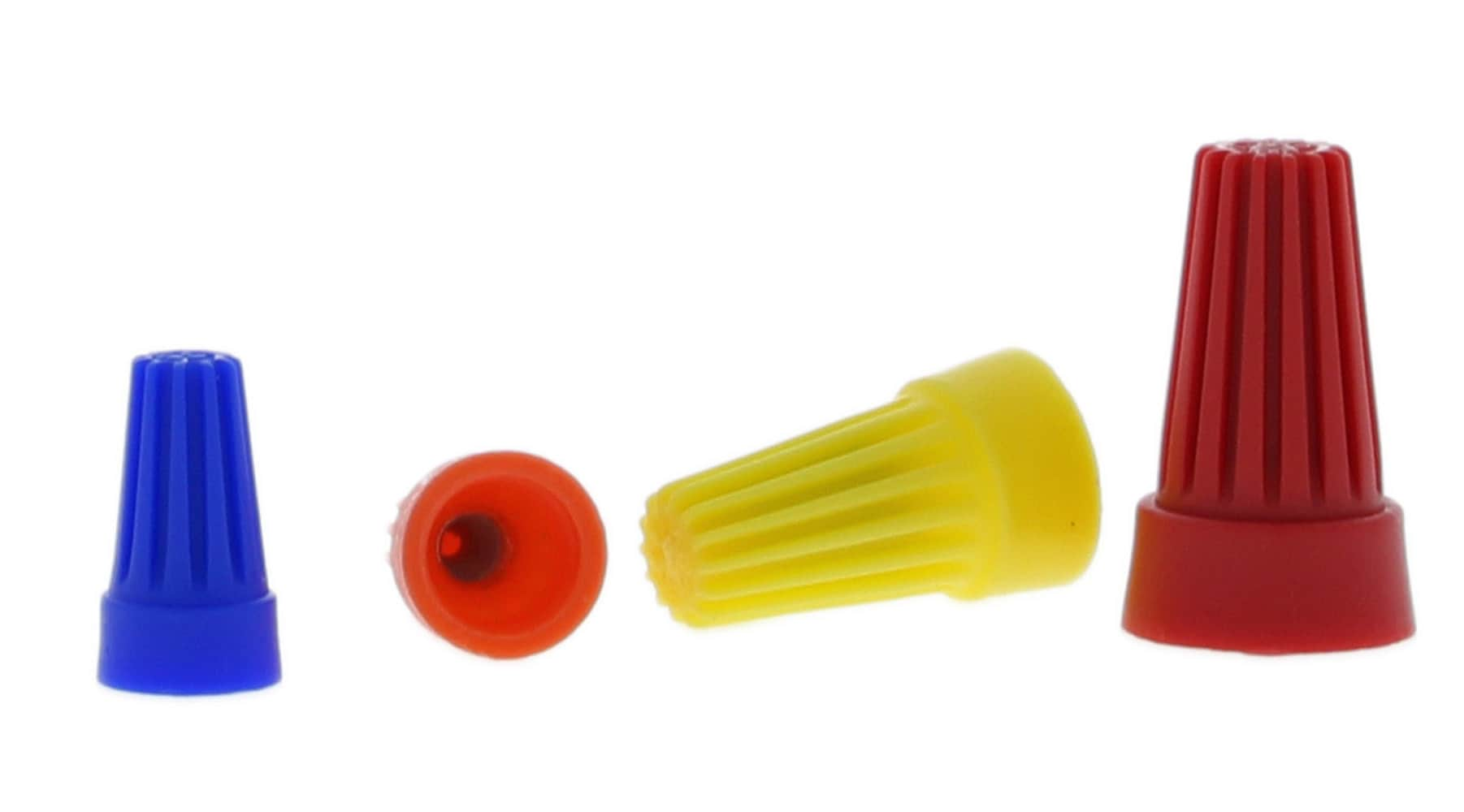 IDEAL Twiston Wire Connectors Red, Yellow, Orange, Blue (300Pack) in