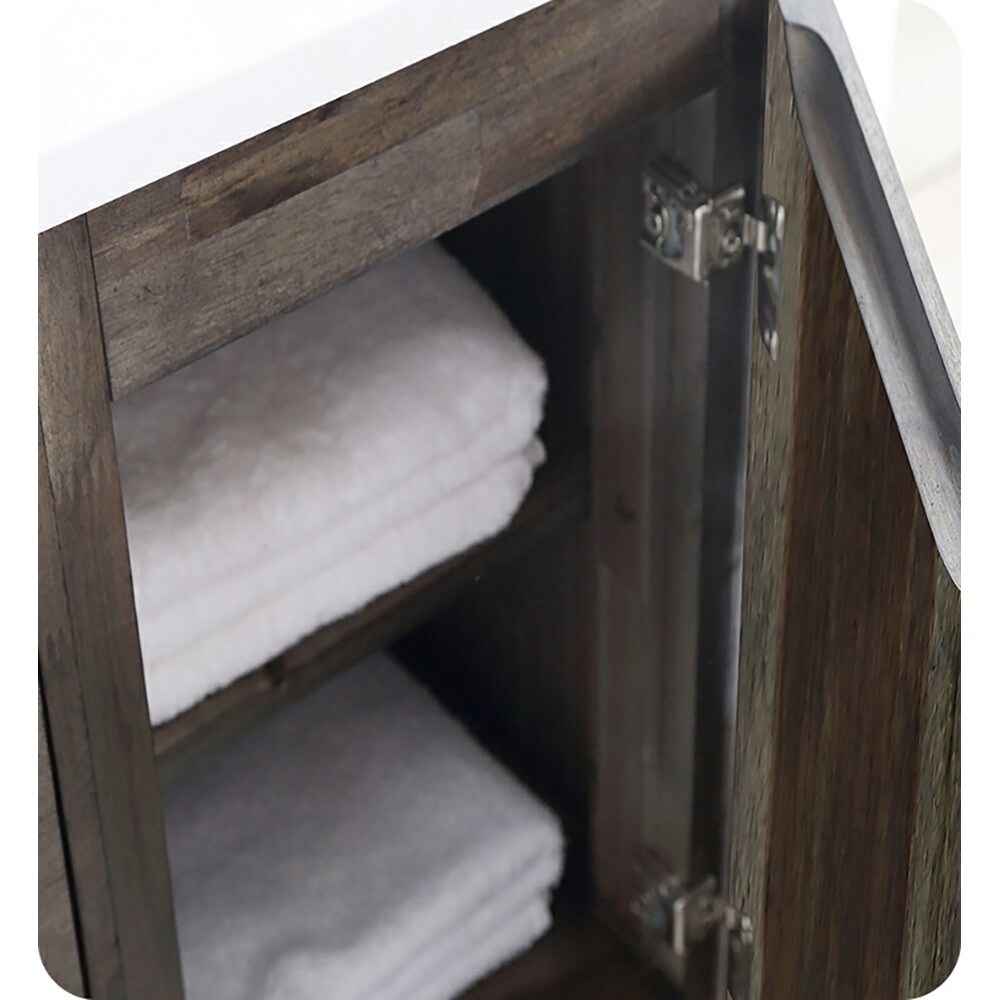 Formosa 53" Gray Acacia Wall-Mounted Single Sink Vanity