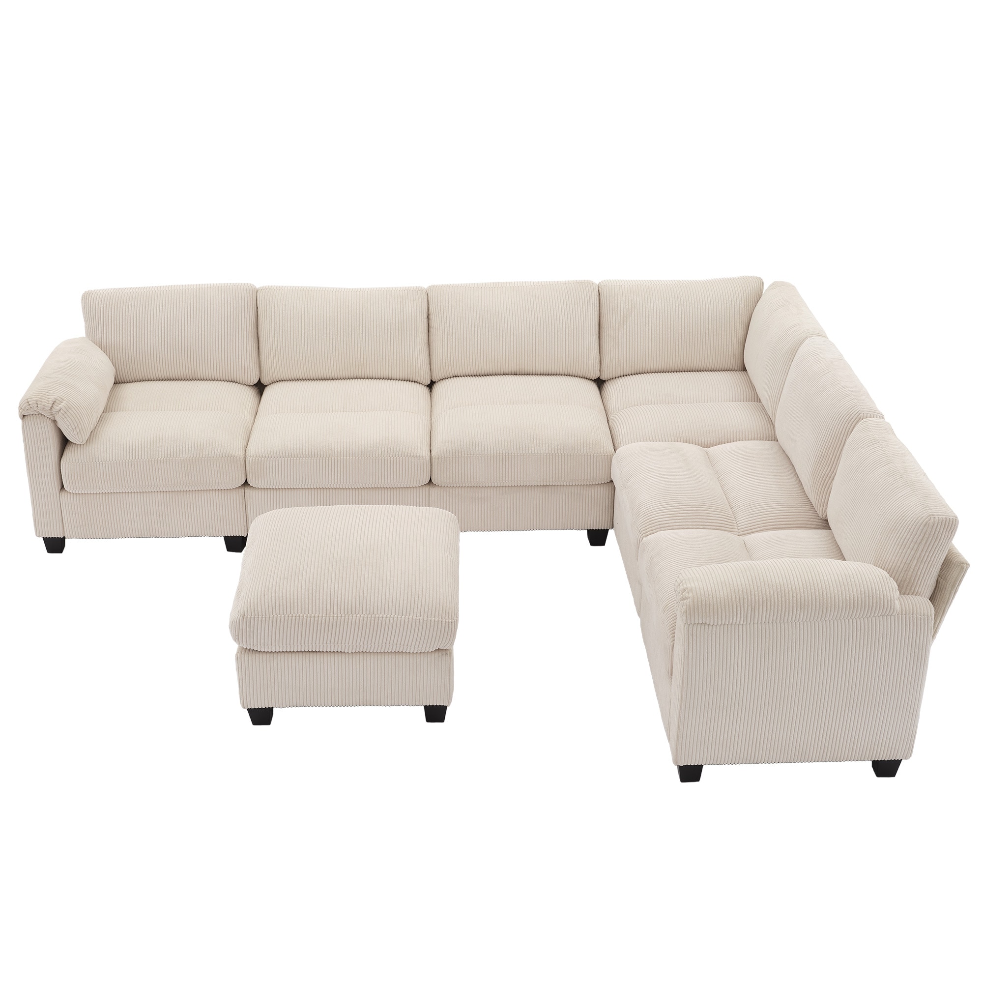 JEAREY DSRSF-WH-SR Sofas-Loveseats - View #6