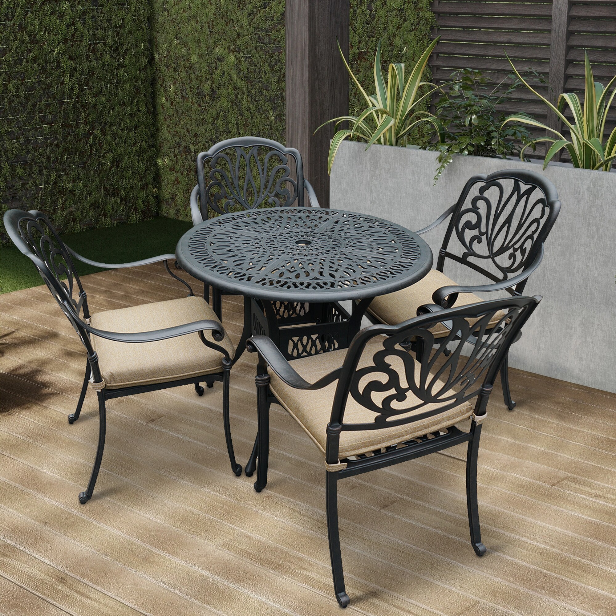 lowes aluminum patio dining set