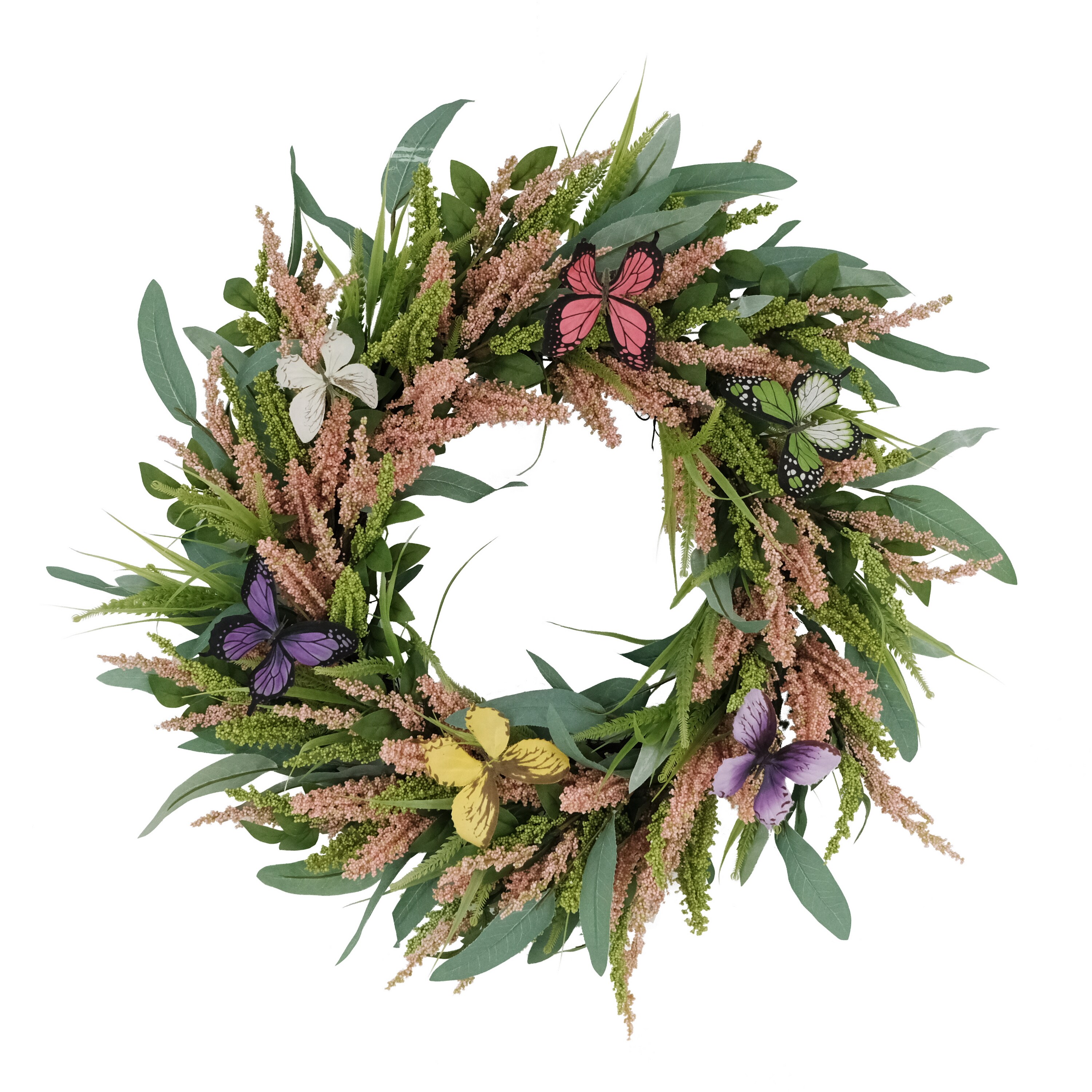 Puleo International 1382A-W24 24-in H Any occasion Hanging decoration Wreath