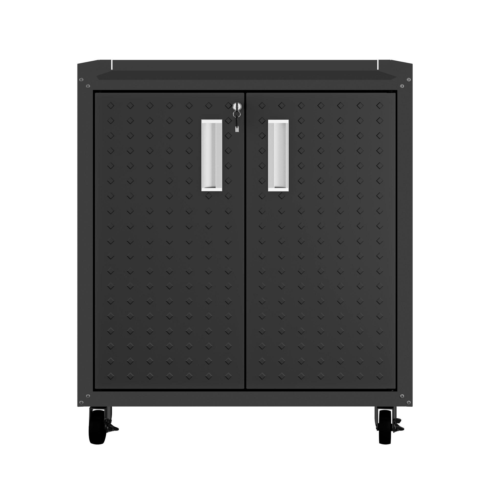 Keter Utility Cabinets Plastic Freestanding Garage Cabinet in Gray (27-in W x 38.58-in H x 14.75-in D)